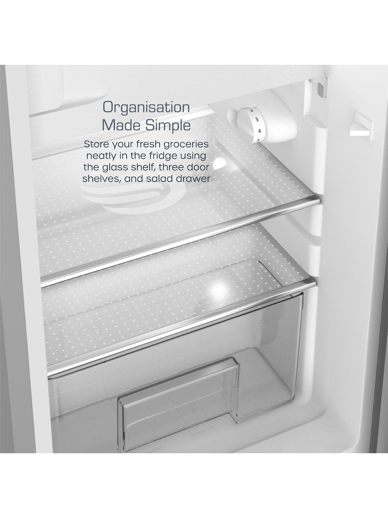 Image 4 of 6 of Swan SR11035GRNE Retro Grey Under-Counter Fridge 90L