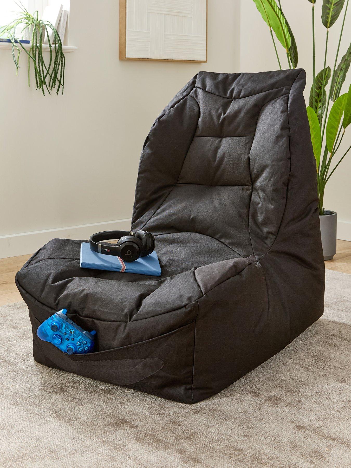 kaikoo-teen-gaming-beanbag-chair--black