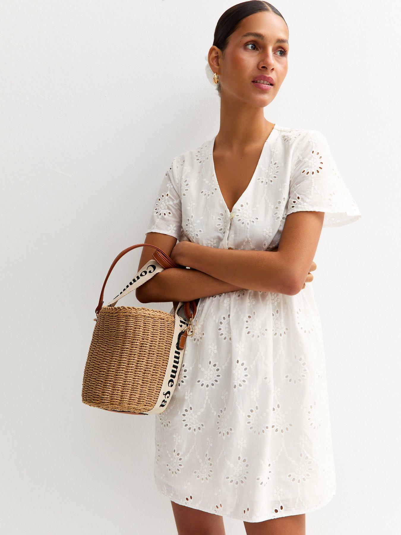new-look-broderie-anglaise-v-neck-mini-dress-white