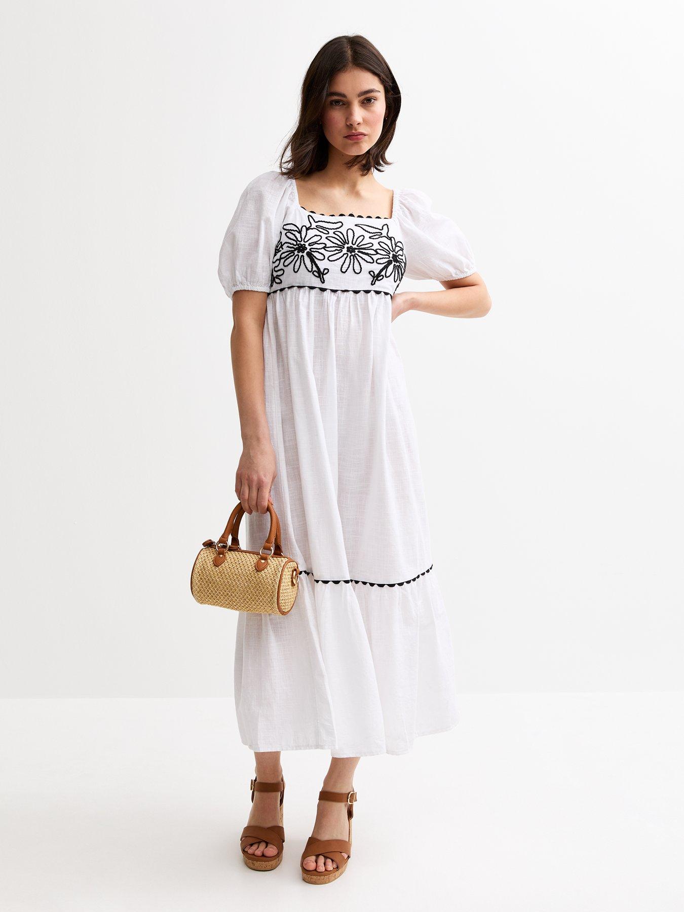new-look-white-floral-embroidered-smock-midi-dress