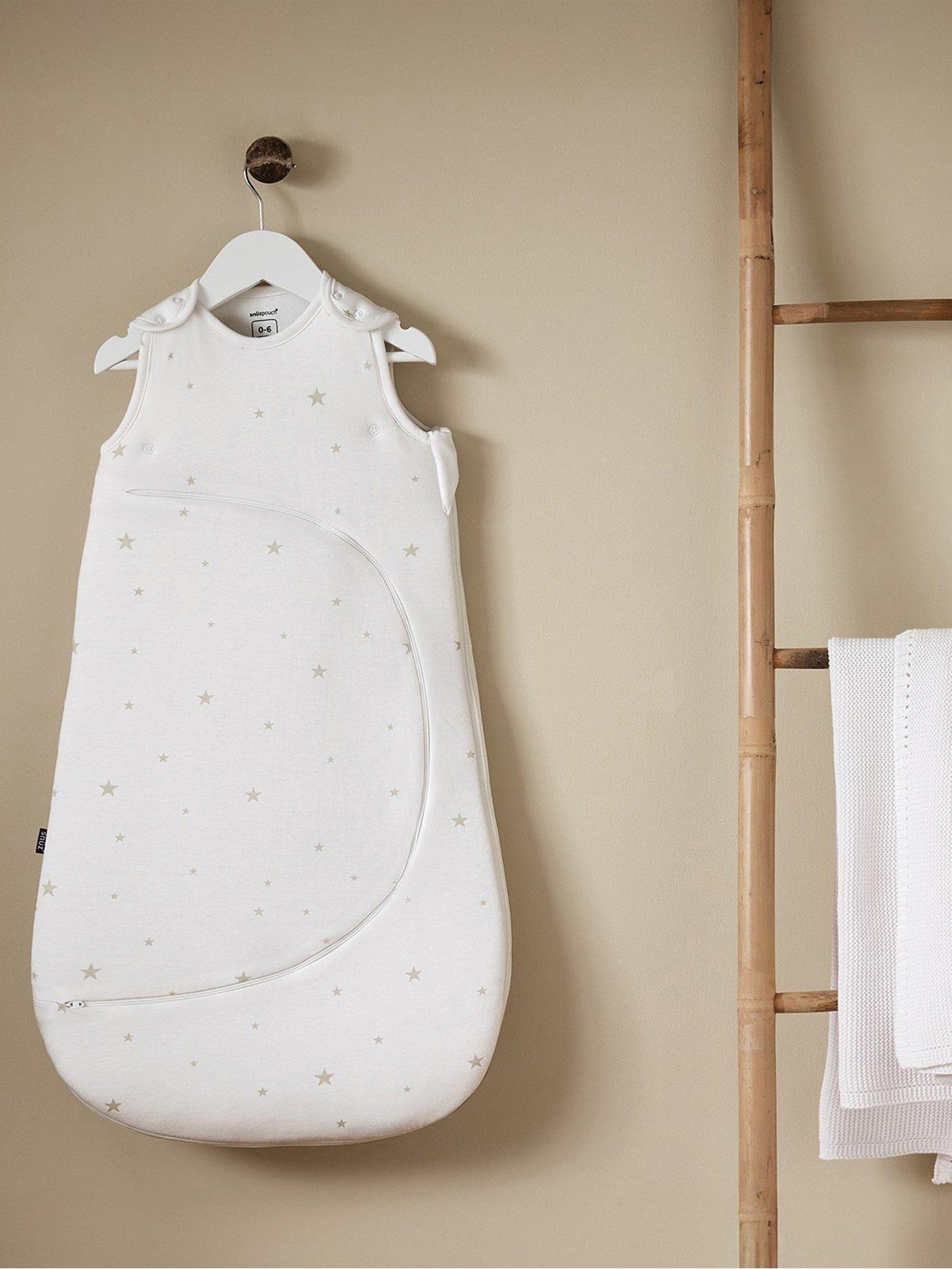 undefined SnuzPouch 0-6 months, 2.5 Tog - White/Star