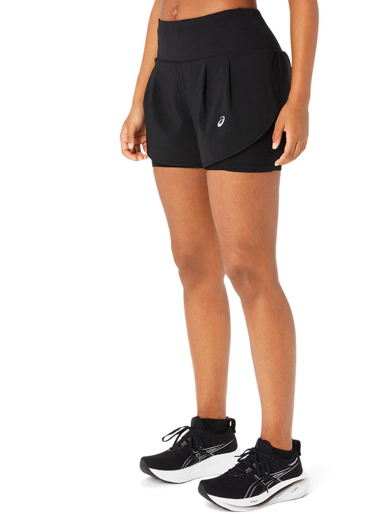 Image 3 of 6 of Asics Womens Running Road 2In1 Shorts - Black