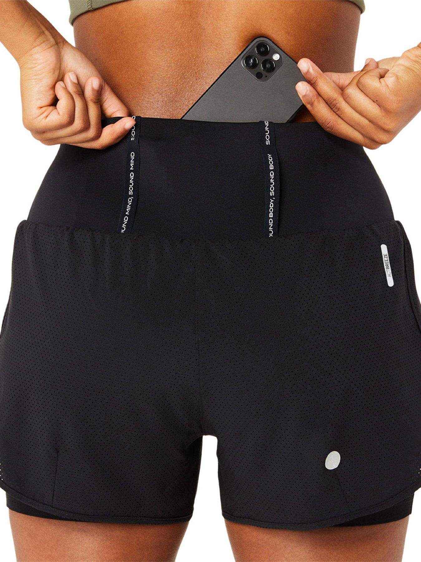 Image 6 of 6 of Asics Womens Running Road 2In1 Shorts - Black