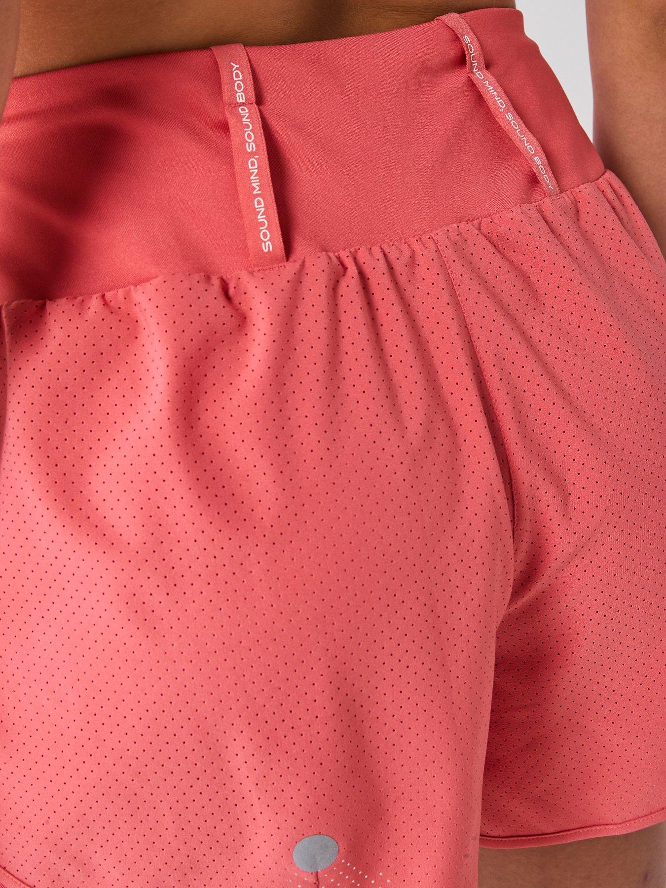 Image 4 of 6 of Asics Womens Running Road 2In1 Shorts - Pink