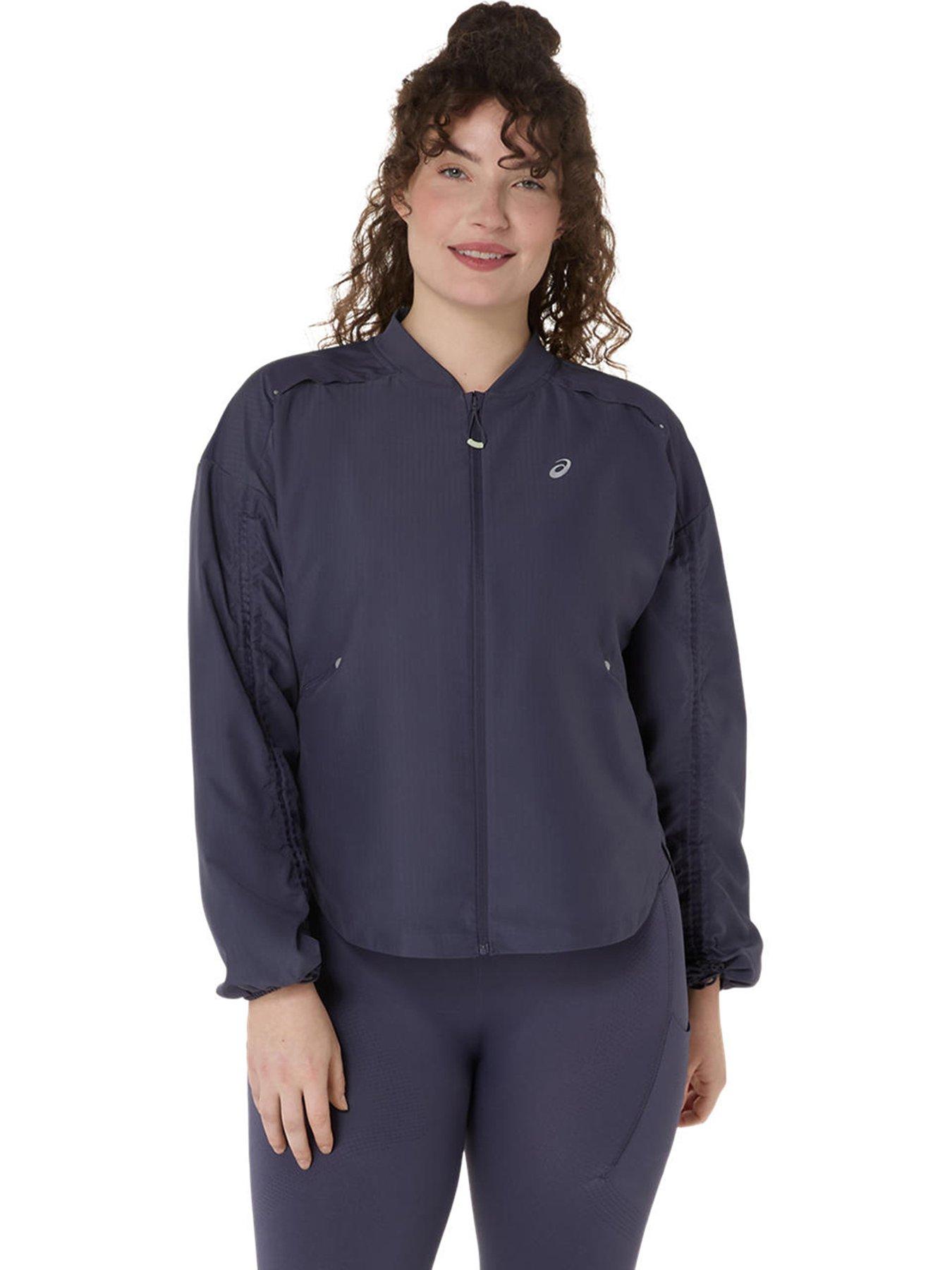 undefined Womens Running Nagino Adjustable Jacket - Blue