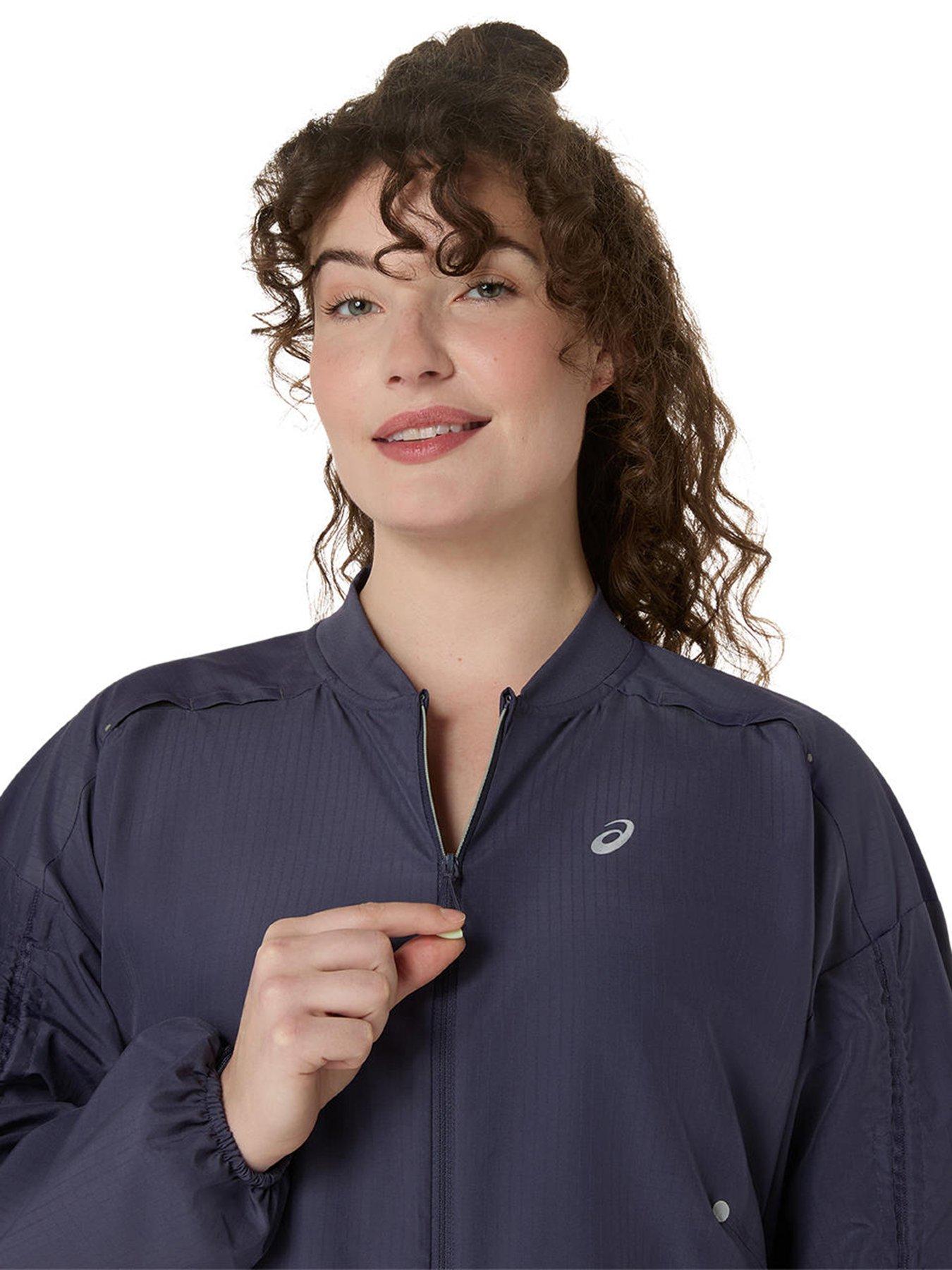 Image 4 of 6 of Asics Womens Running Nagino Adjustable Jacket - Blue