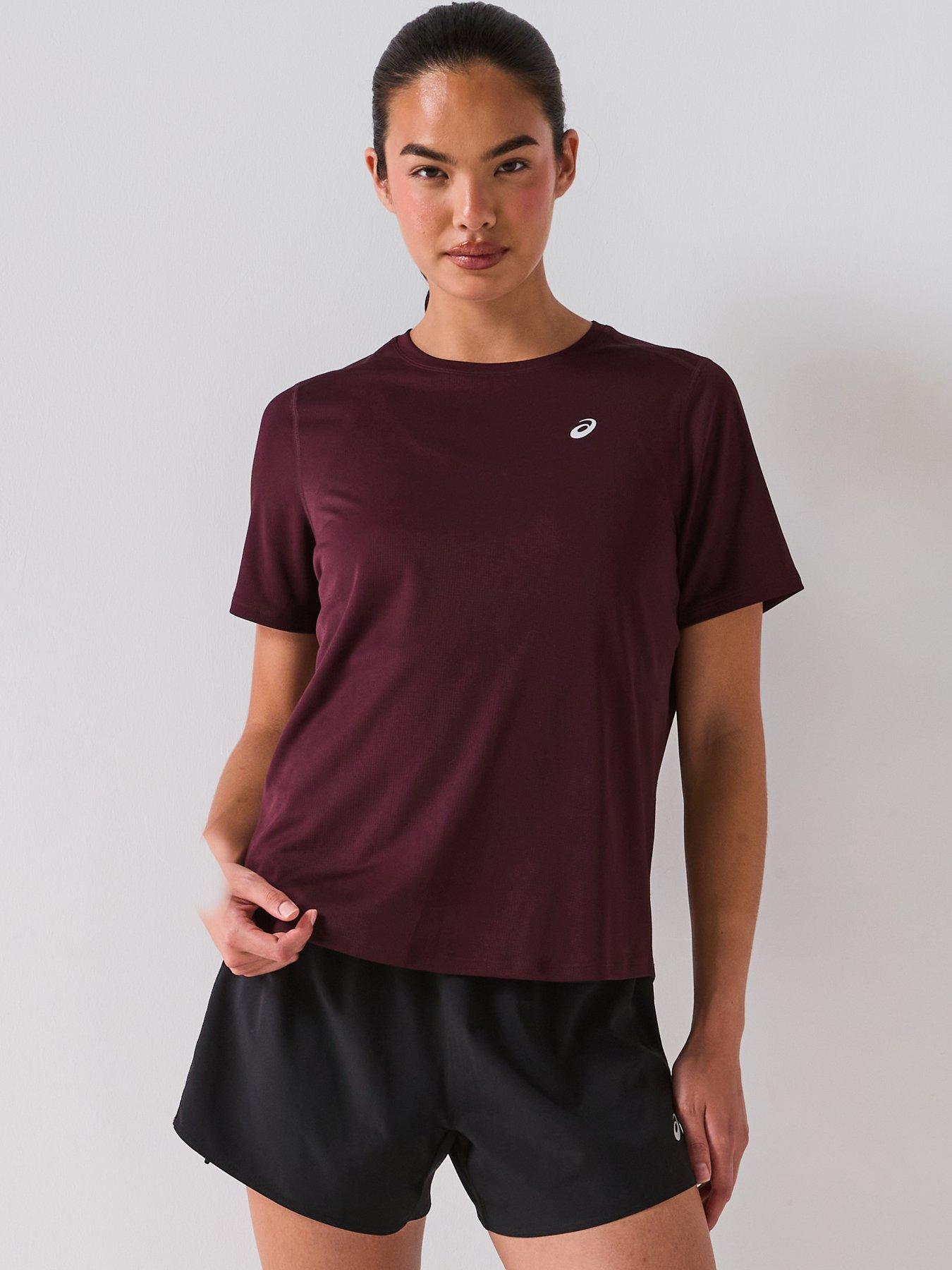 Image 1 of 6 of Asics Womens Running Core T-shirt - Purple