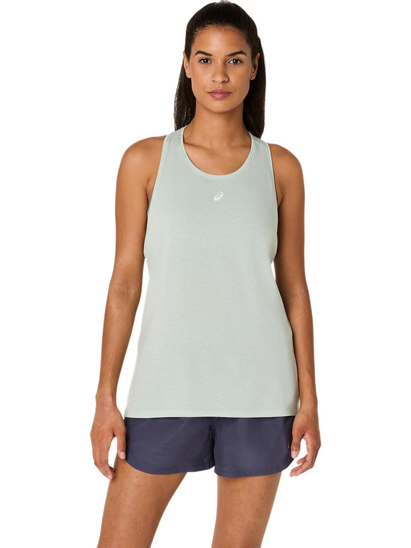 undefined Womens Running Nagino Adjustable Tank - Green