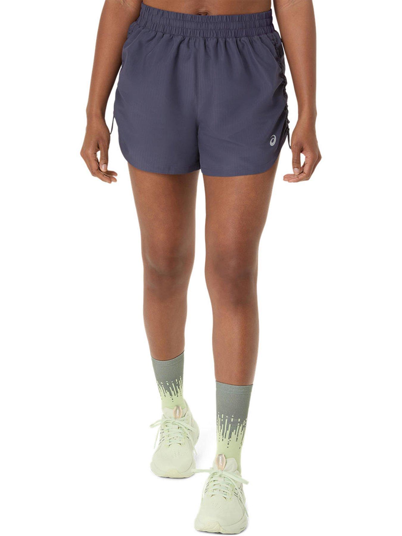 undefined Womens Running Nagino 4inch Shorts - Blue