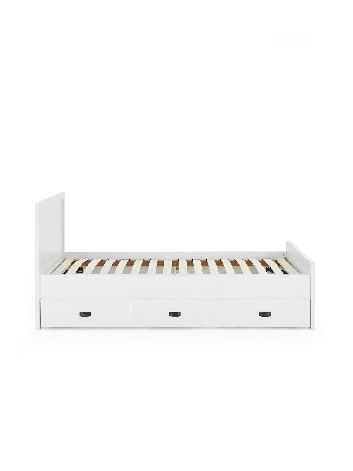 Image 3 of 6 of The Very Collection Jackson Single Bed with Mattress Options (Buy &amp; SAVE!) - White