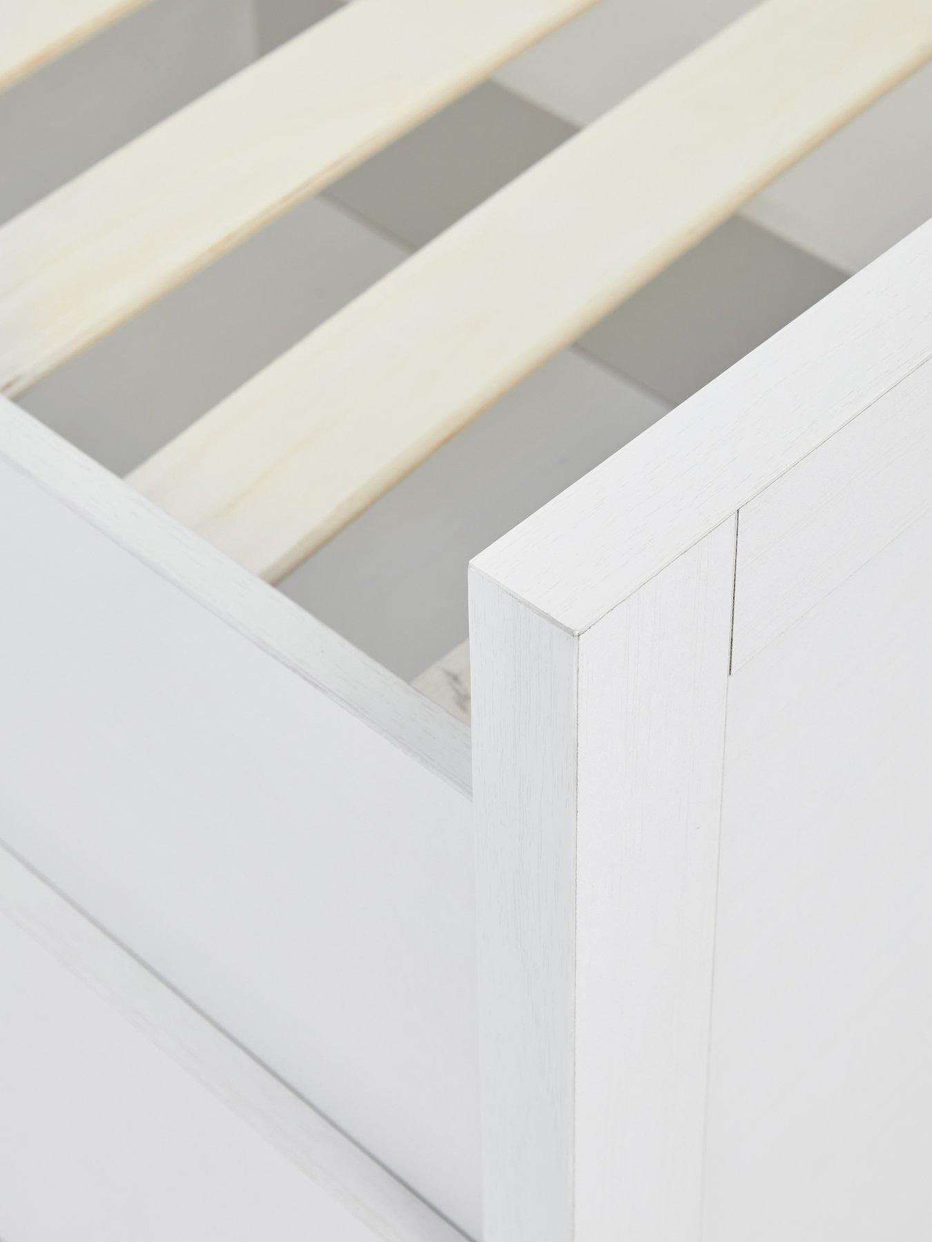  image of very-home-jackson-single-bed-with-mattress-options-buy-amp-save-white