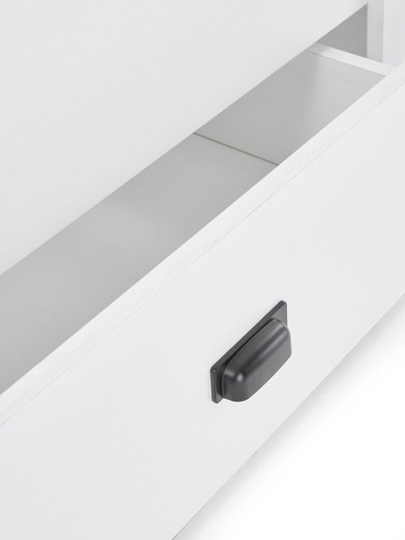  image of very-home-jackson-single-bed-with-mattress-options-buy-amp-save-white