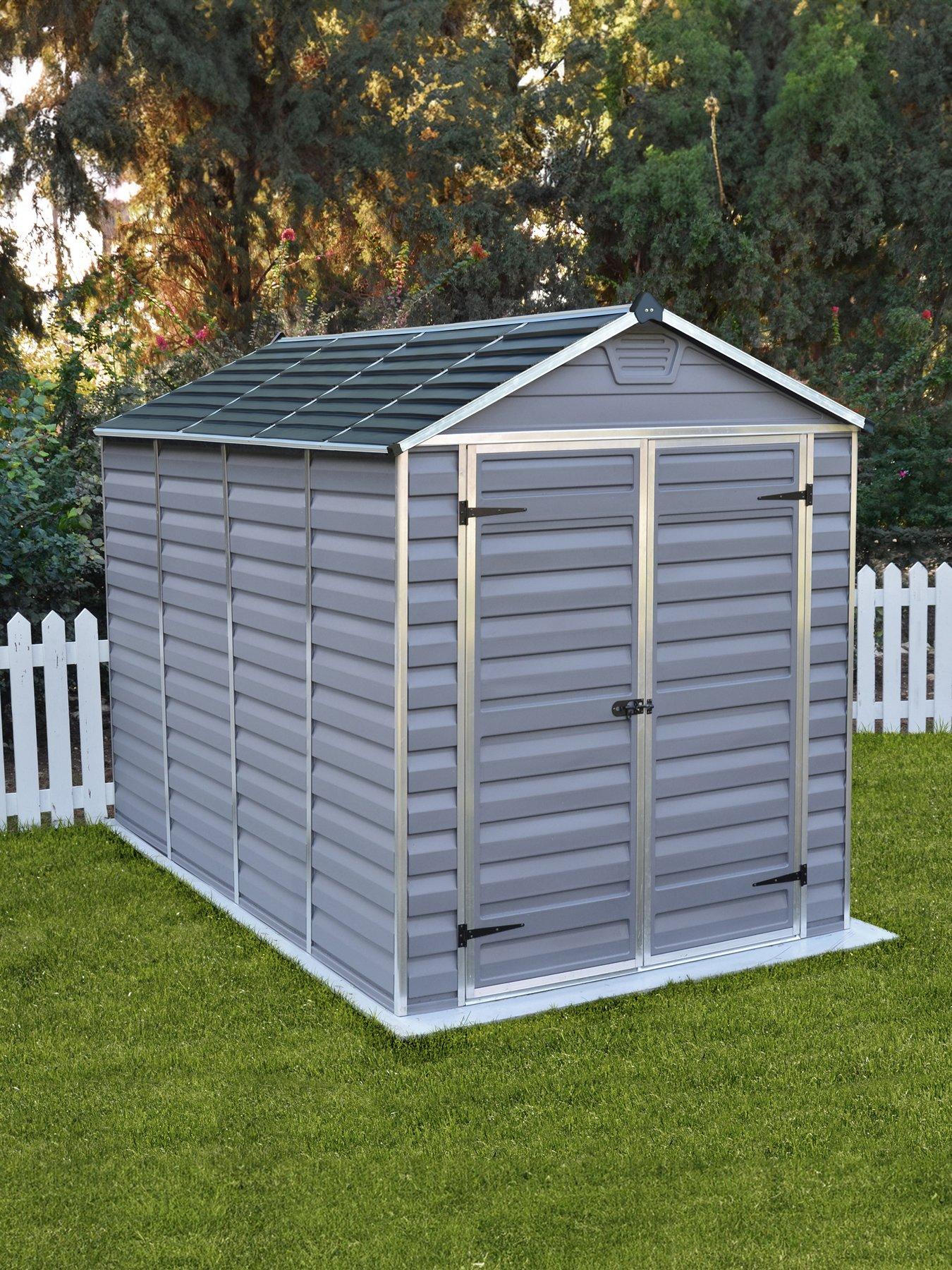 Canopia by Palram Skylight Shed 6X10 D. Grey-Special Pack