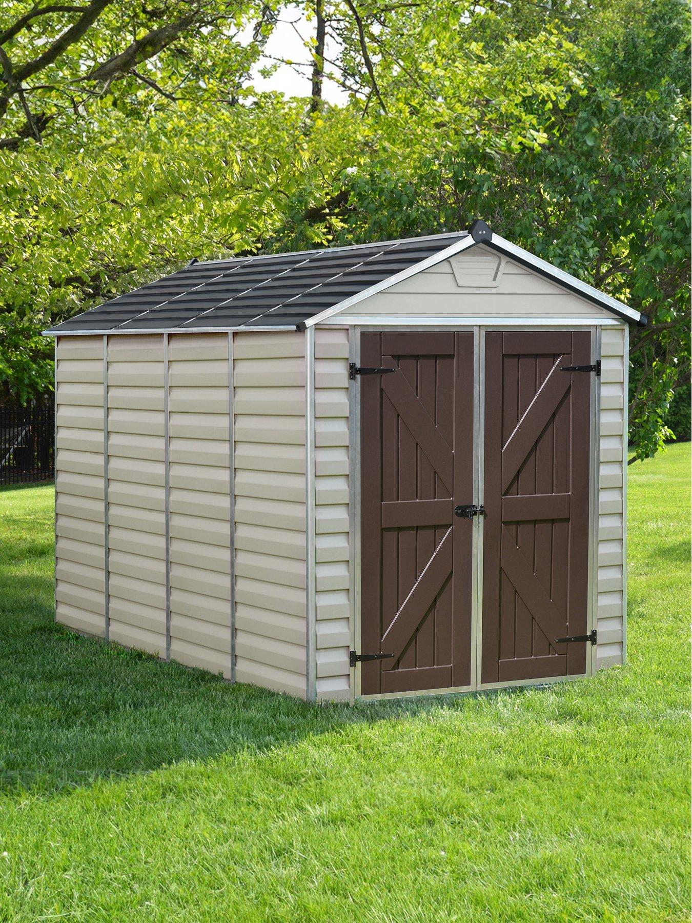 Image 1 of 5 of Canopia by Palram Skylight Shed 6X10 Tan - Special Pack