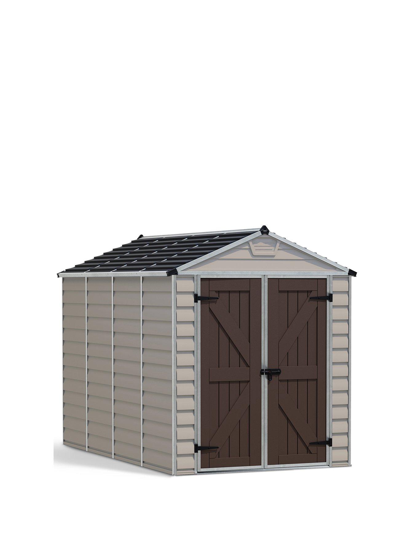 Image 2 of 5 of Canopia by Palram Skylight Shed 6X10 Tan - Special Pack