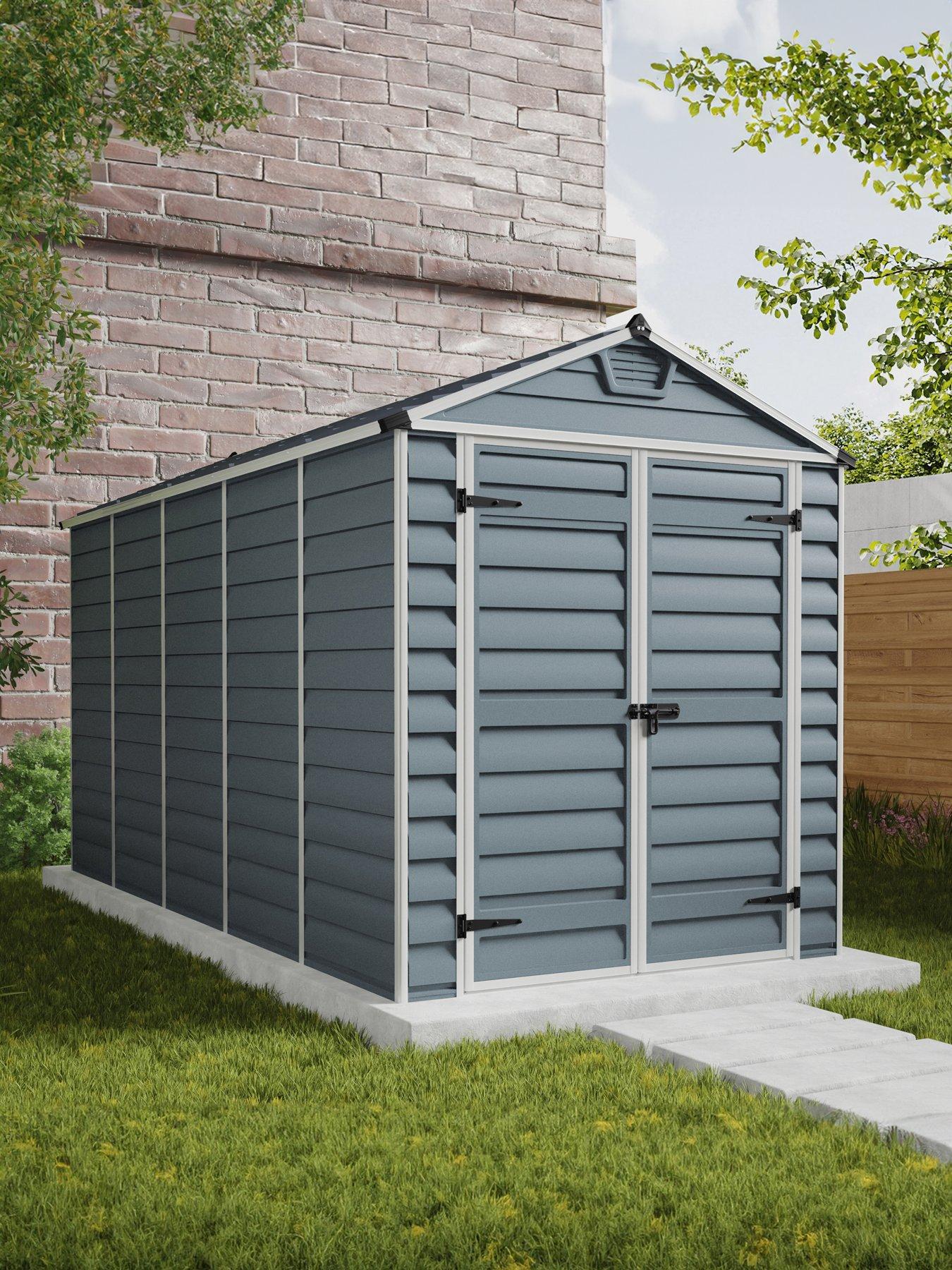 Canopia by Palram Skylight Shed 6X12 D. Grey-Special Pack