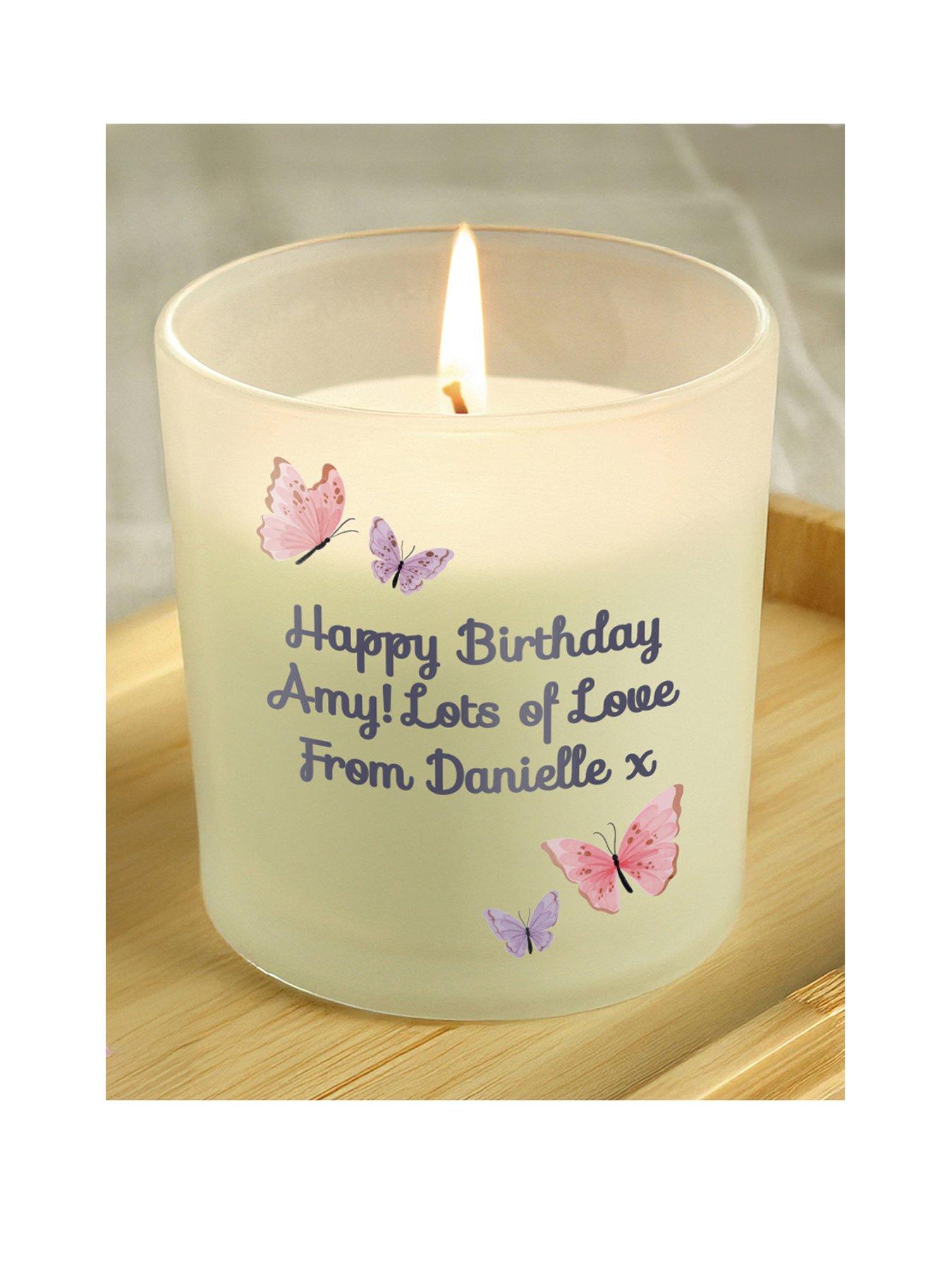  image of the-personalised-memento-company-personalised-butterfly-frosted-candle-jar