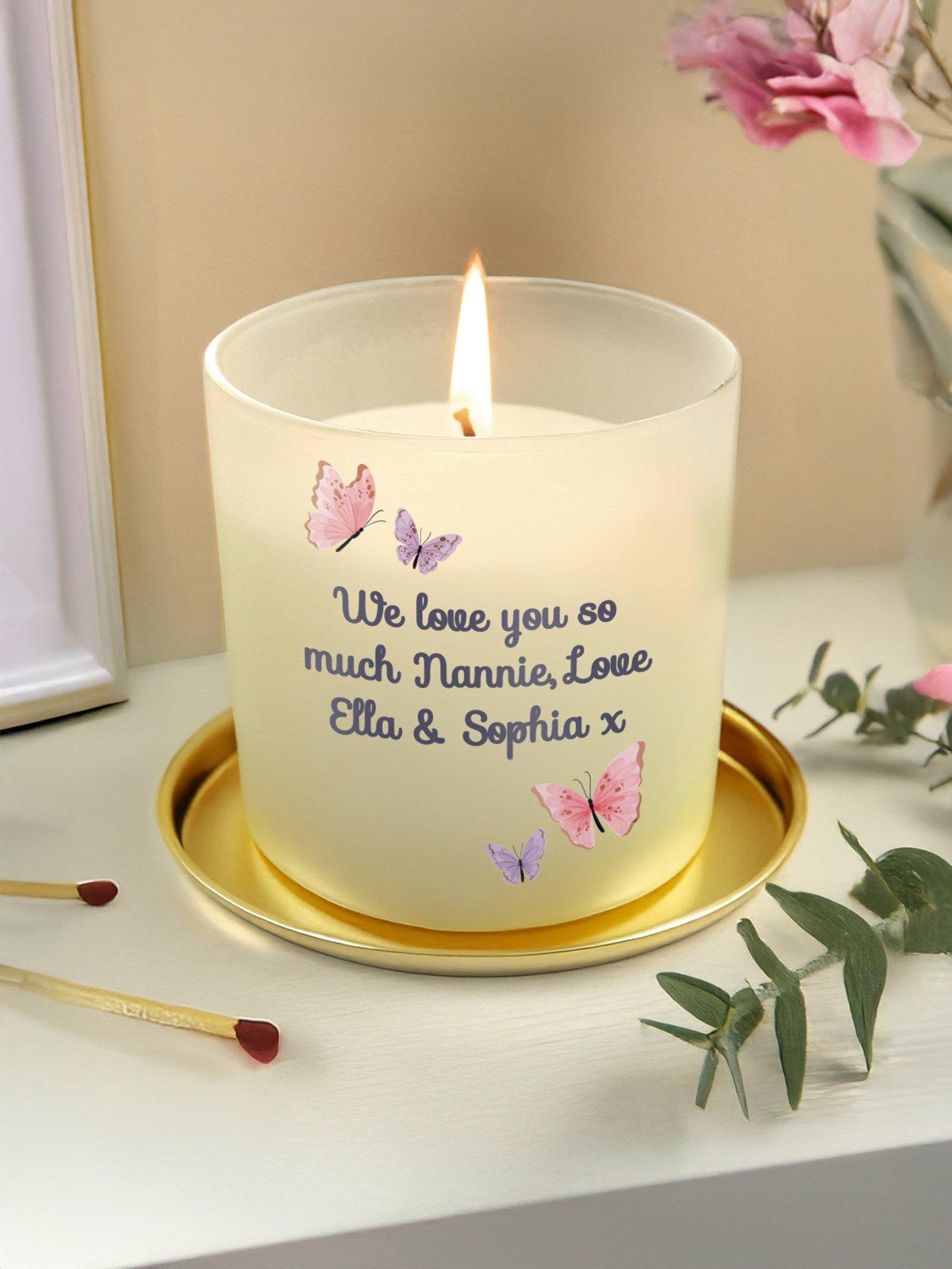  image of the-personalised-memento-company-personalised-butterfly-frosted-candle-jar