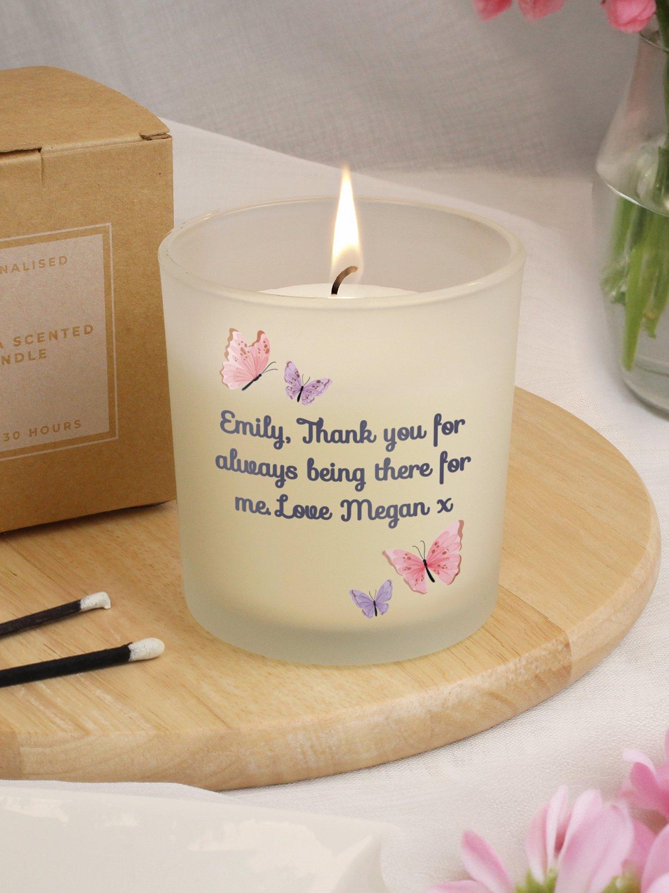  image of the-personalised-memento-company-personalised-butterfly-frosted-candle-jar