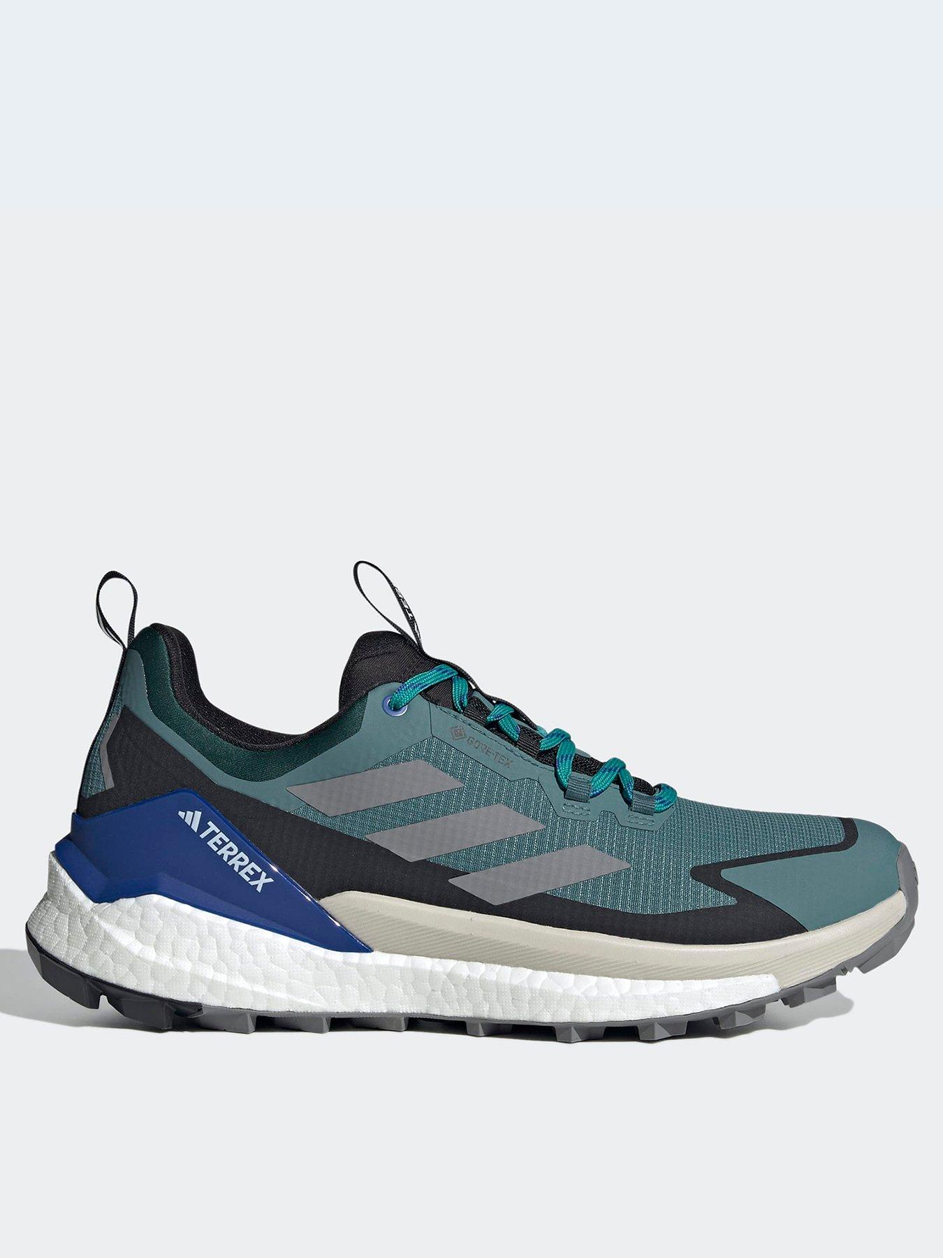 adidas Terrex Mens Free Hiker 2.0 Low Goretex Hiking Shoes - Green