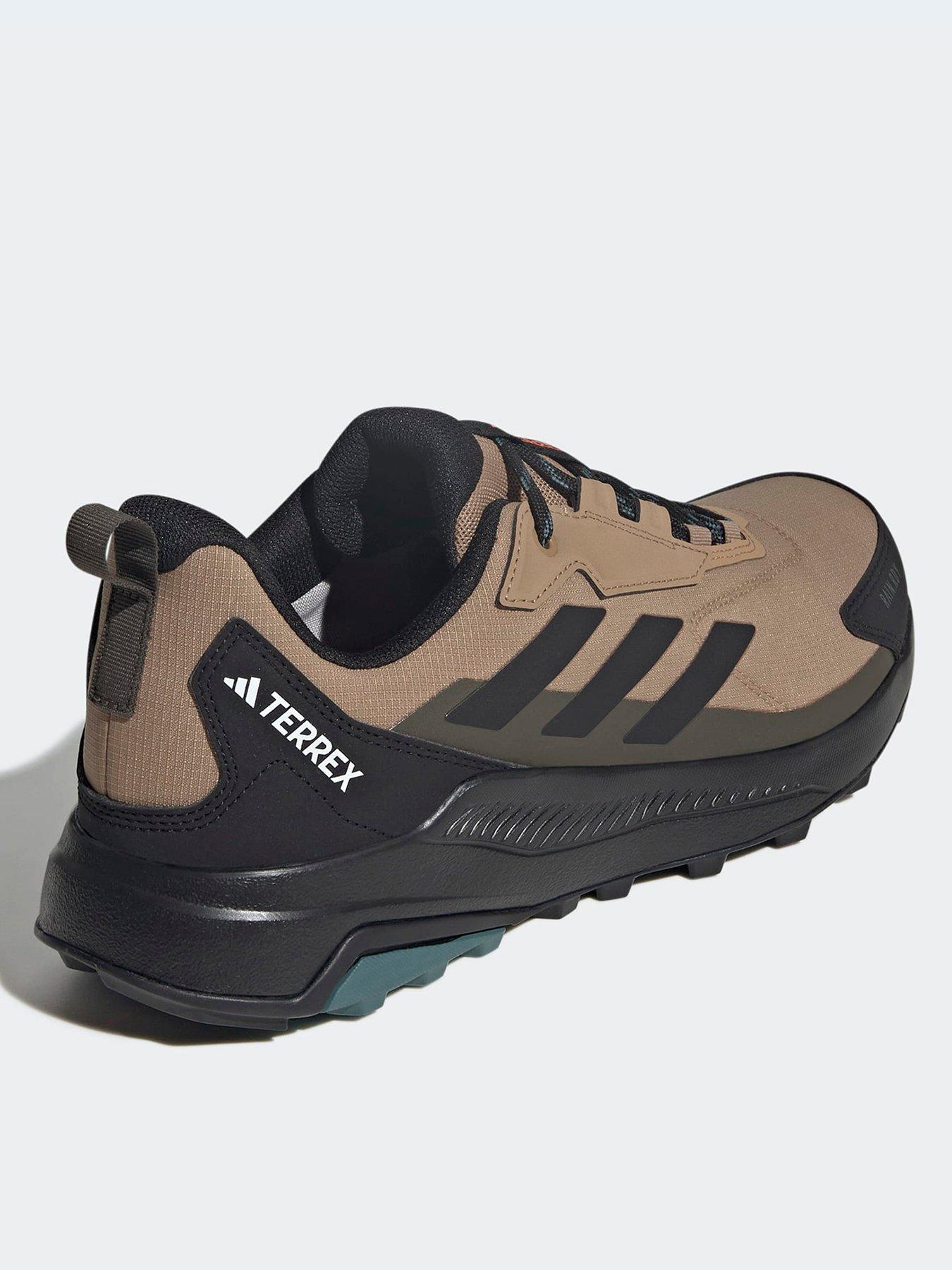  image of adidas-terrex-mens-anylander-rainrdy-hiking-shoes-brown