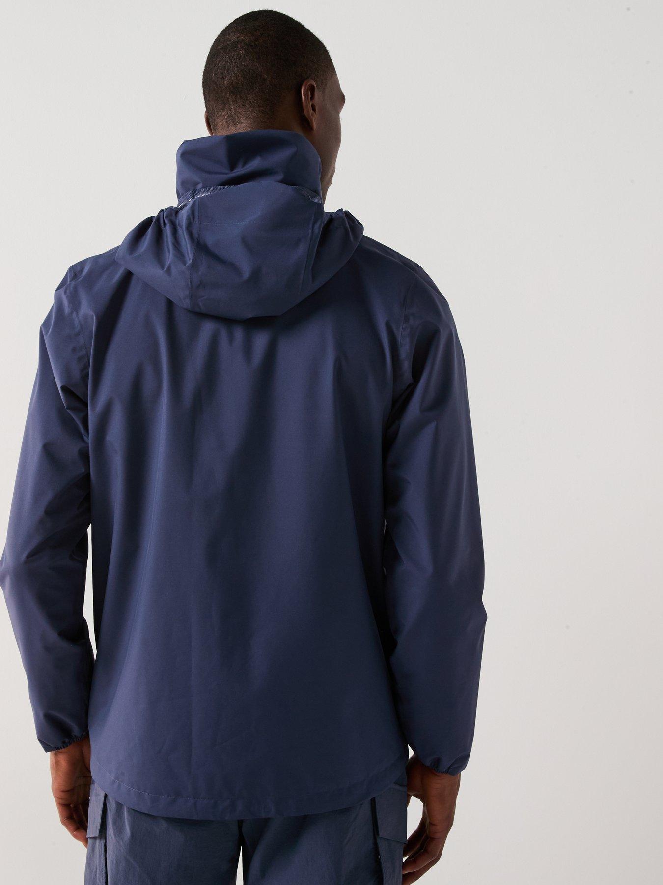  image of adidas-terrex-mens-outdoor-multi-essentials-2l-rain-jacket-navy