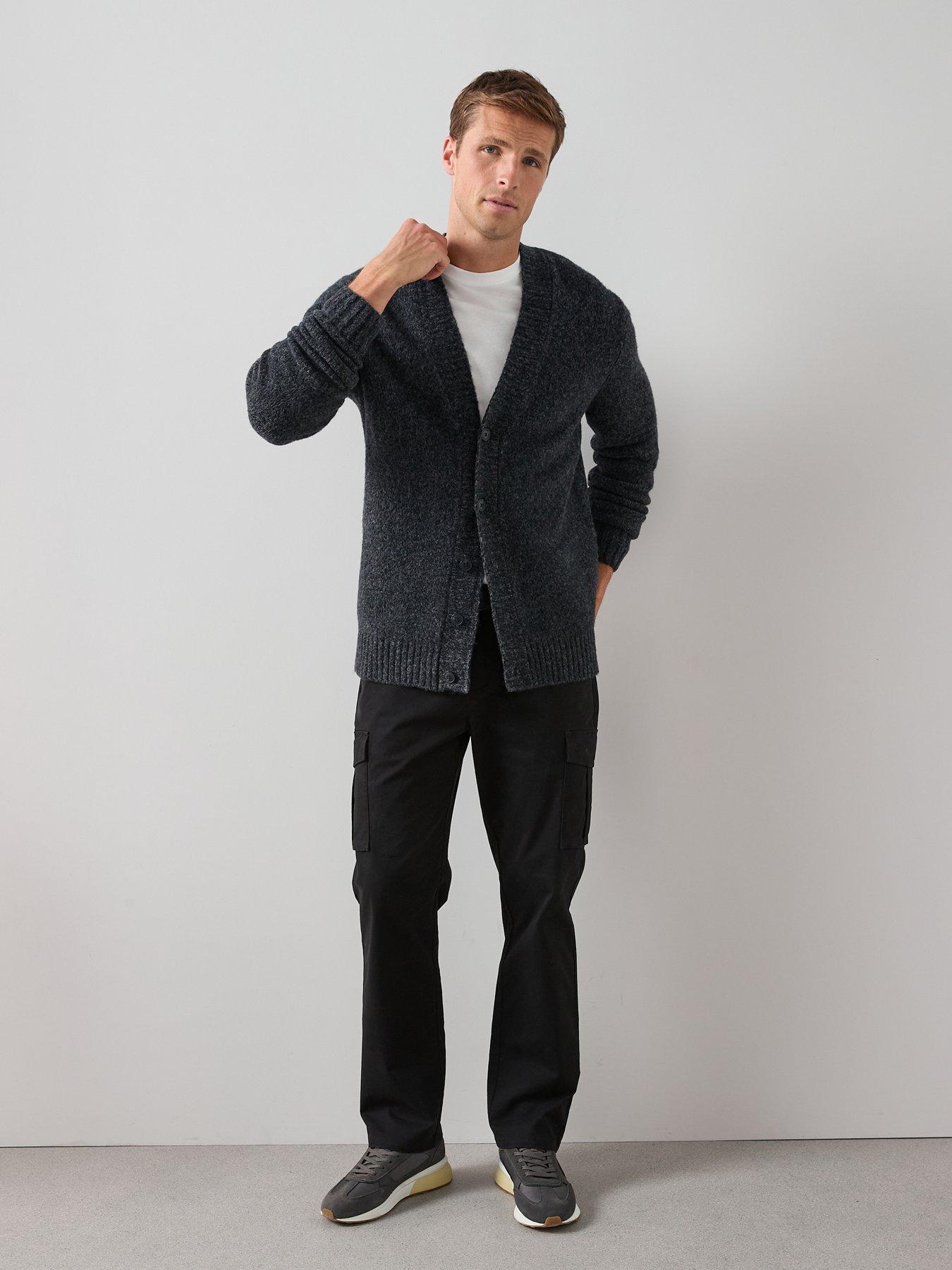 Image 3 of 6 of The Very Collection Cardigan - Charcoal