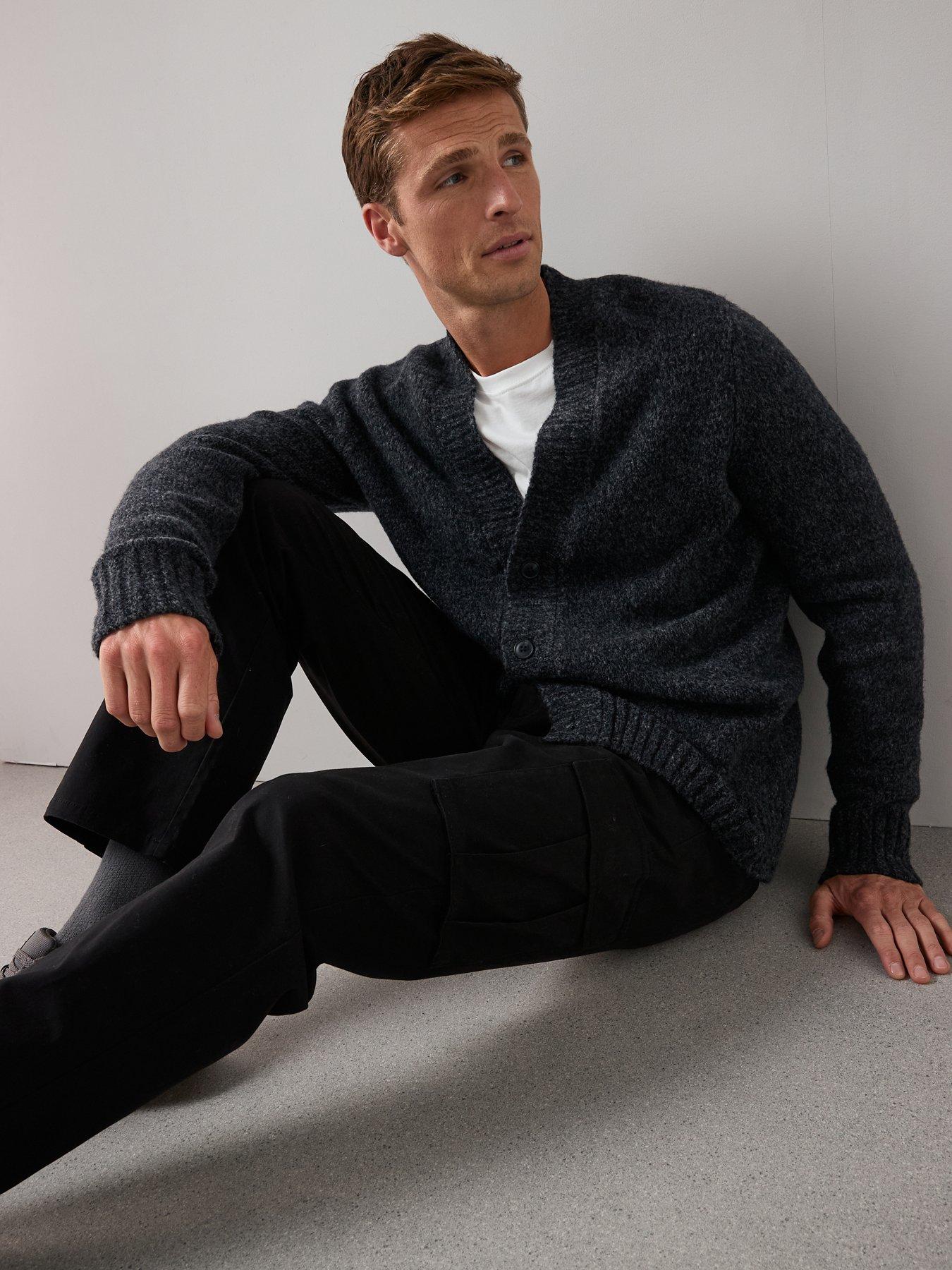 Image 4 of 6 of The Very Collection Cardigan - Charcoal
