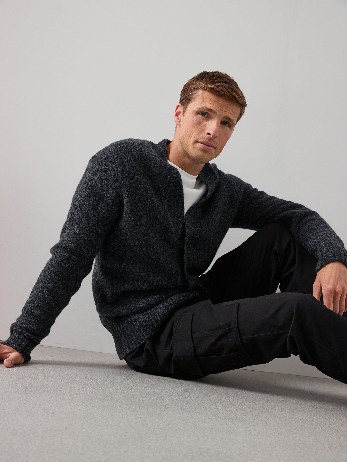 Image 6 of 6 of The Very Collection Cardigan - Charcoal