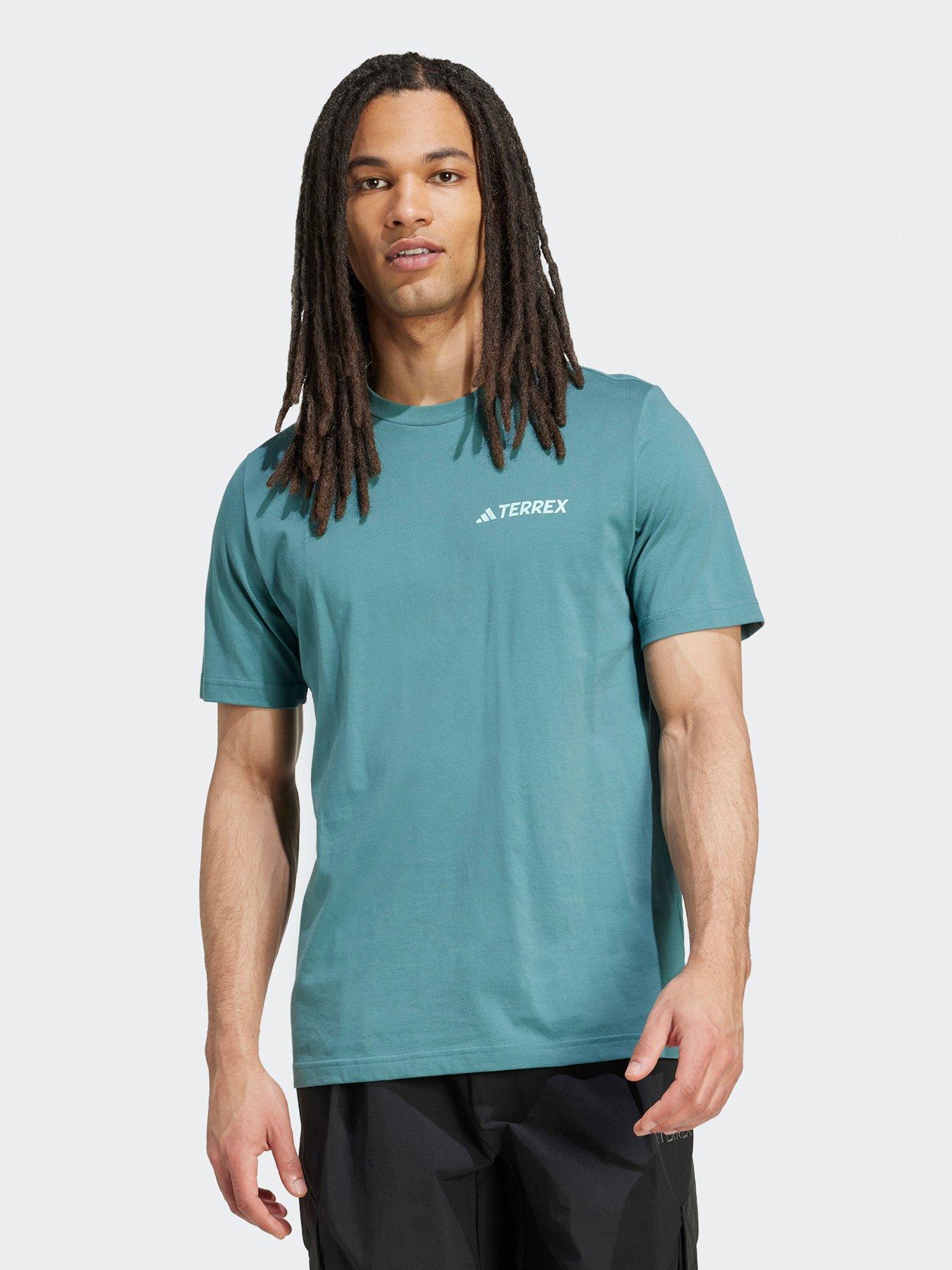 Image 2 of 5 of adidas Terrex Mens Outdoor Graphic T-shirt - Teal