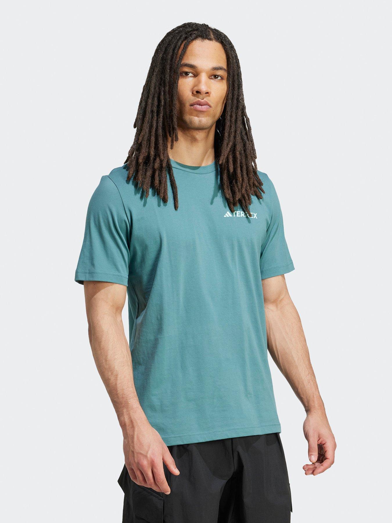 Image 3 of 5 of adidas Terrex Mens Outdoor Graphic T-shirt - Teal