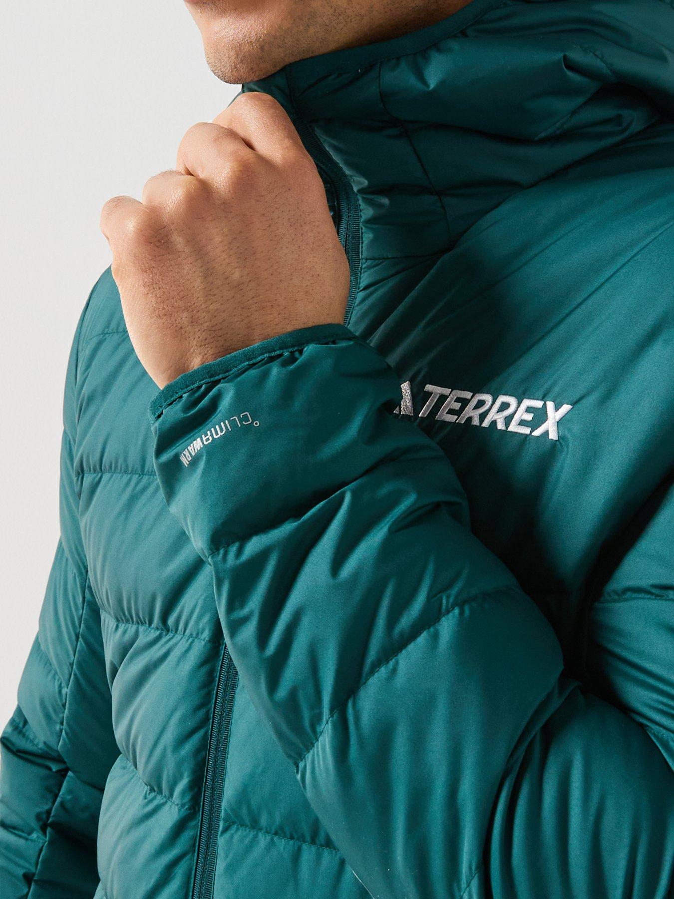 Image 4 of 4 of adidas Terrex Mens Mt Down Hooded Jacket - Green