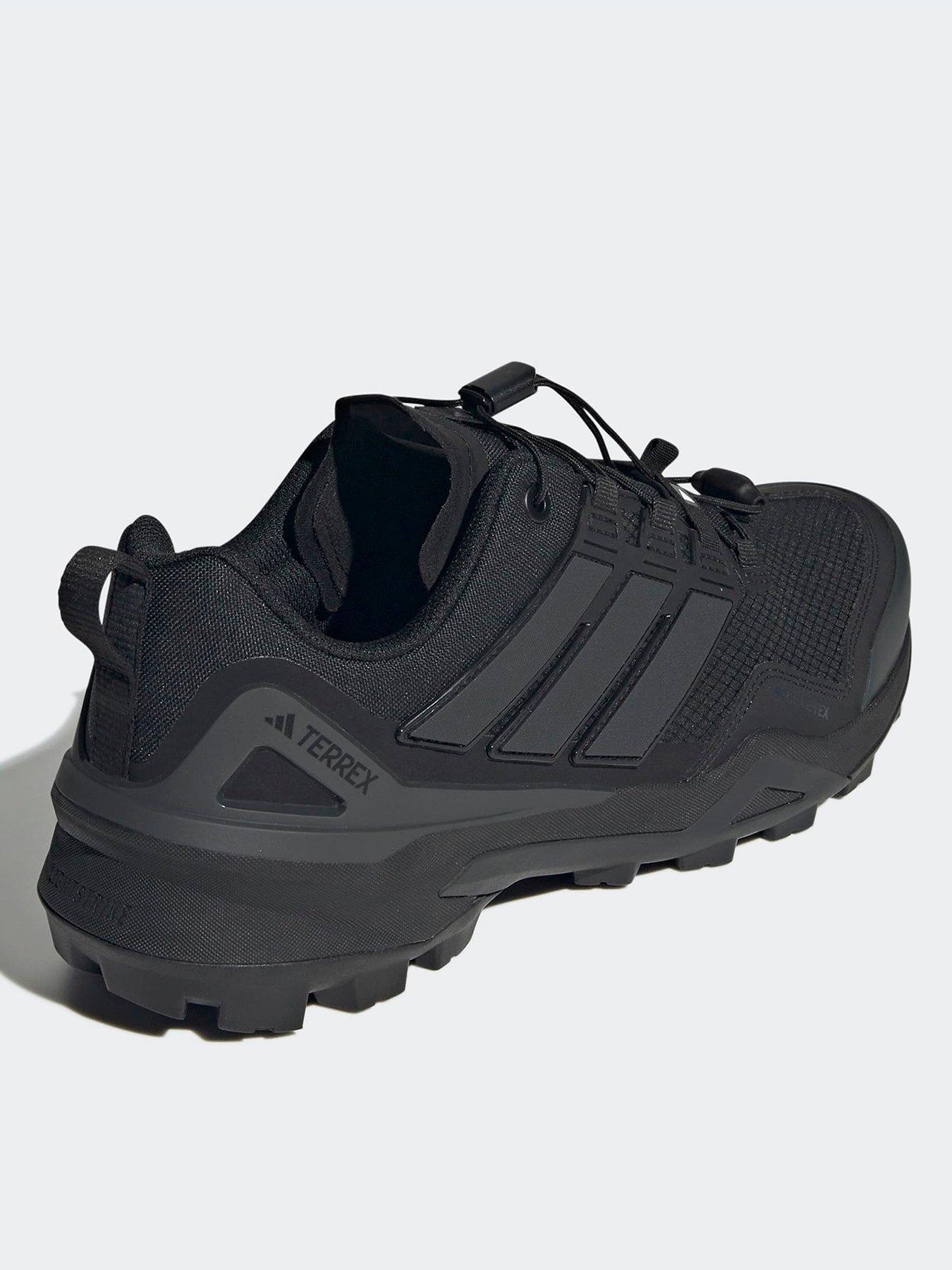  image of adidas-terrex-mens-skychaser-gore-tex-hiking-shoes-black