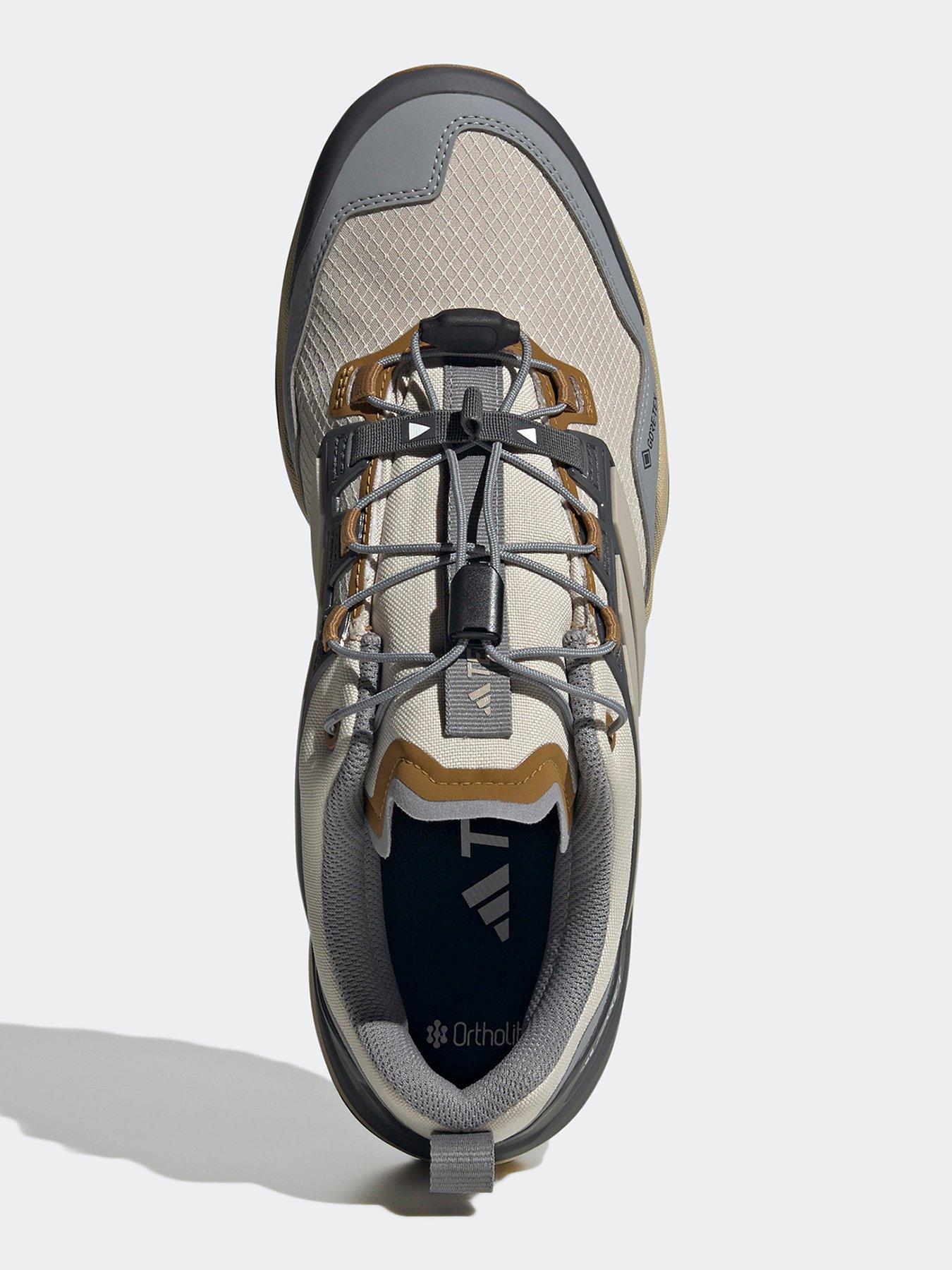  image of adidas-terrex-mens-skychaser-gore-tex-hiking-shoes-beige