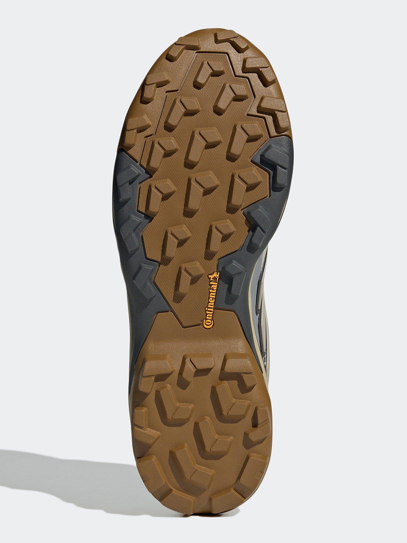  image of adidas-terrex-mens-skychaser-gore-tex-hiking-shoes-beige