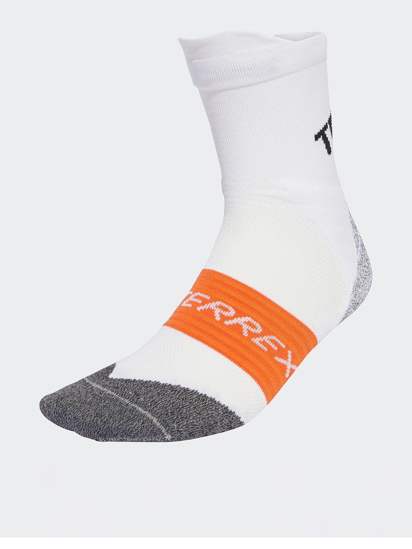 Image 1 of 4 of adidas Terrex Unisex Xperior Trail Crew Socks - White