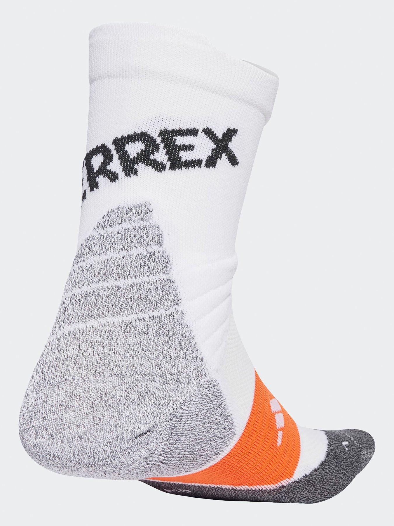 Image 2 of 4 of adidas Terrex Unisex Xperior Trail Crew Socks - White