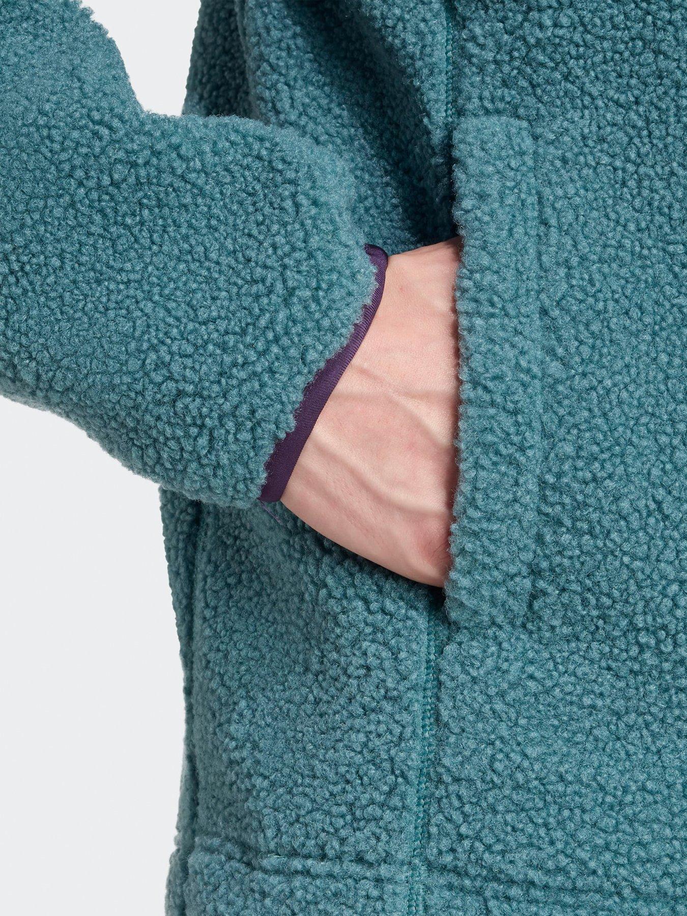  image of adidas-terrex-mens-outdoor-xploric-high-pile-fleece-pu-blue