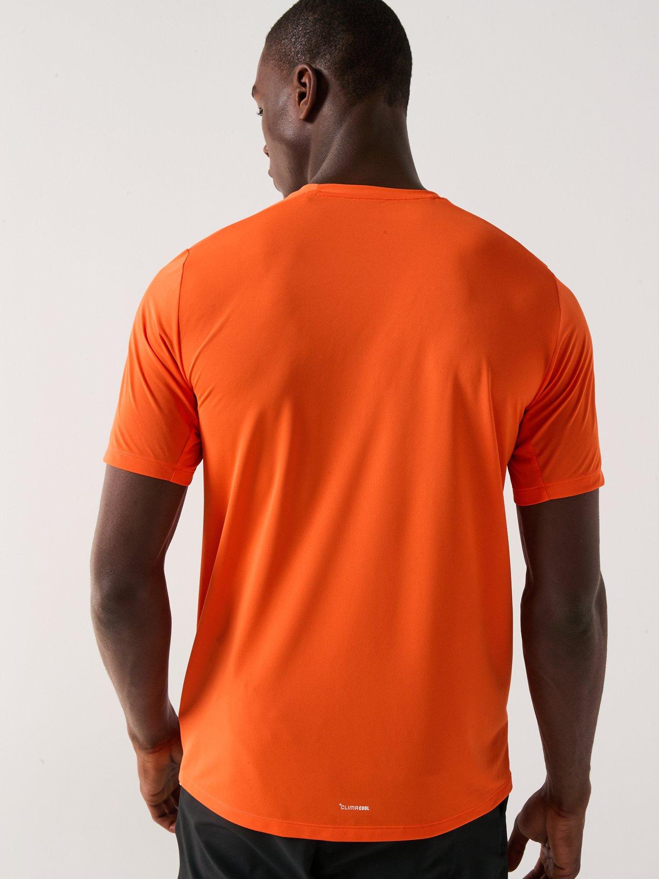 Image 2 of 5 of adidas Terrex Mens Multi Climacool Logo Tech T- Shirt - Orange