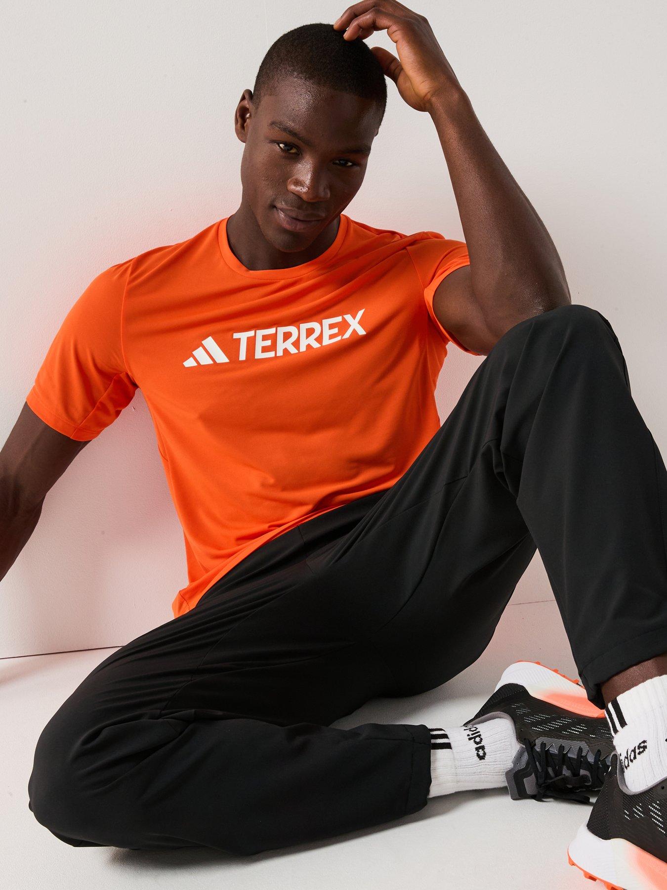 Image 5 of 5 of adidas Terrex Mens Multi Climacool Logo Tech T- Shirt - Orange