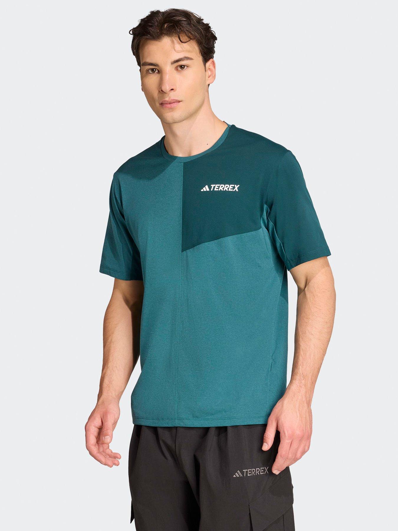 undefined Mens Multi Climacool T- Shirt - Green