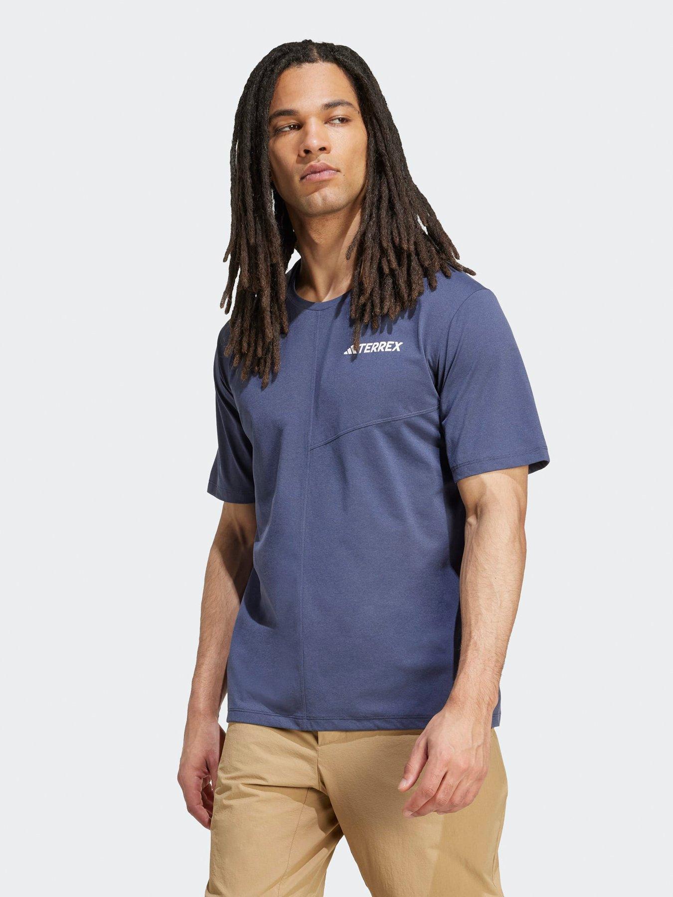 undefined Mens Multi Climacool T- Shirt - Navy
