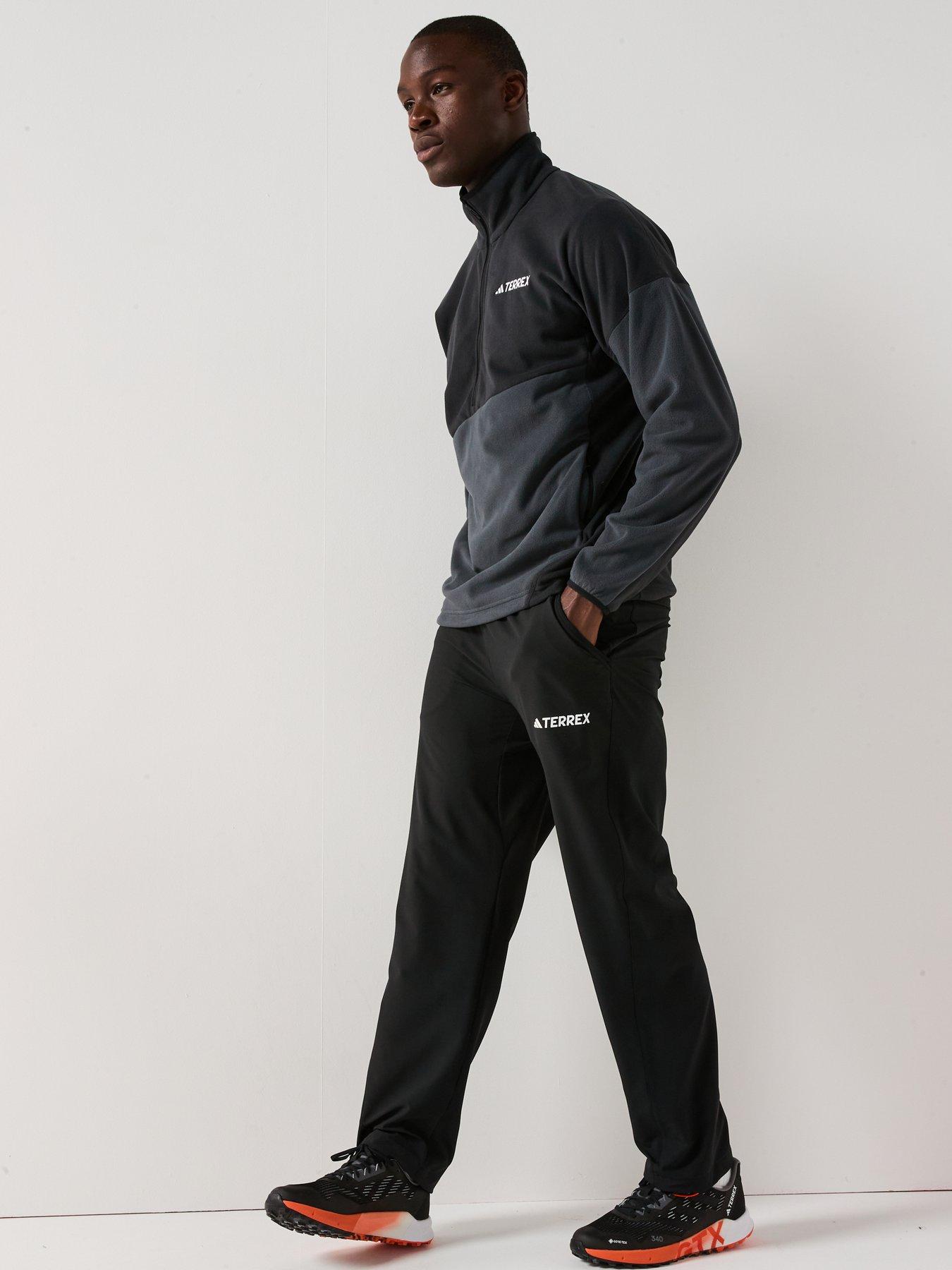  image of adidas-terrex-mens-multi-climawarm-fleece-anorak-black