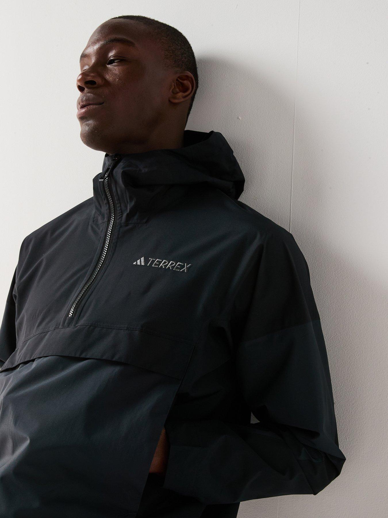 Image 5 of 5 of adidas Terrex Mens Terrex Xploric 2.5l Climaproof Anorak - Black