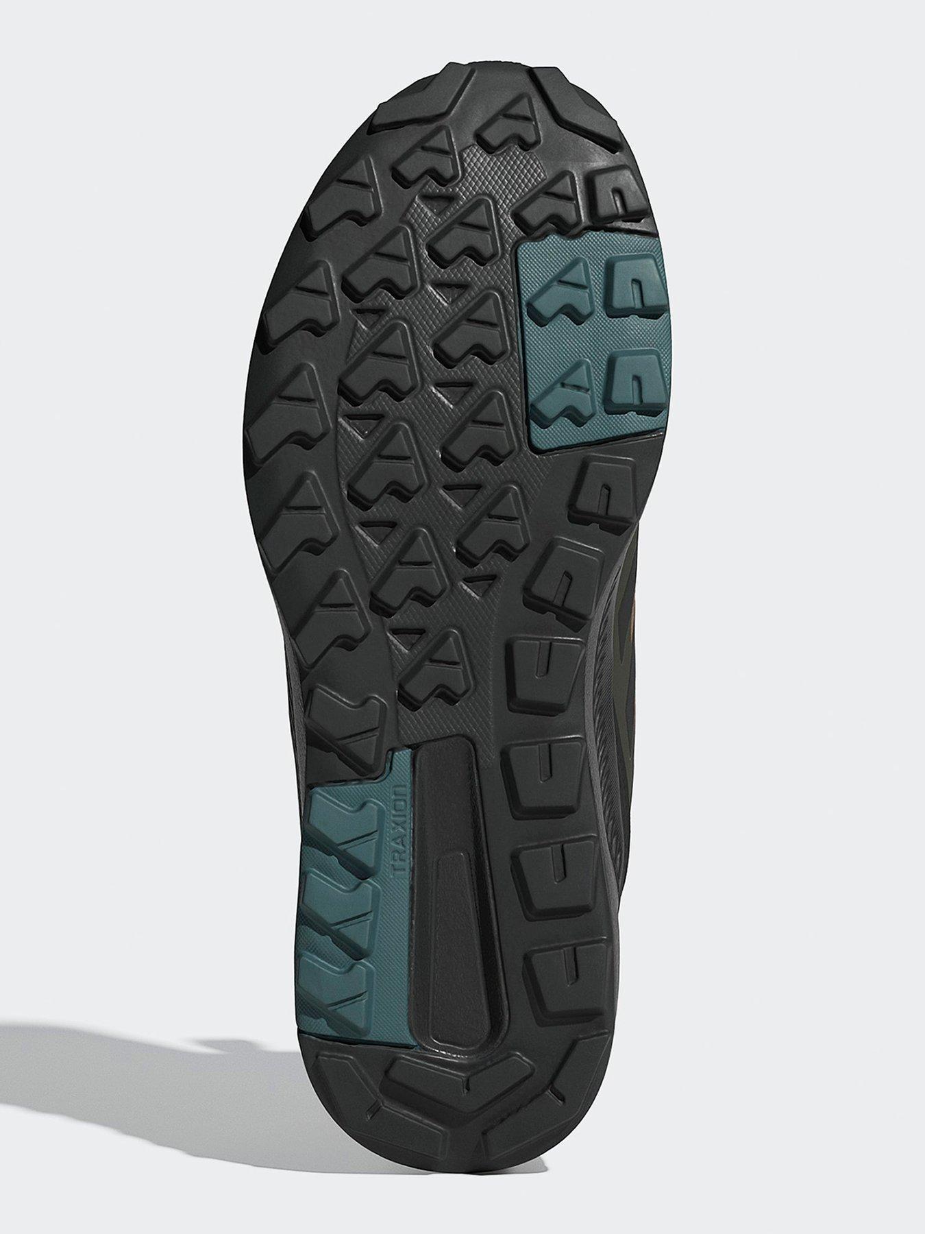  image of adidas-terrex-mens-anylander-mid-rainrdy-hiking-shoes-brown