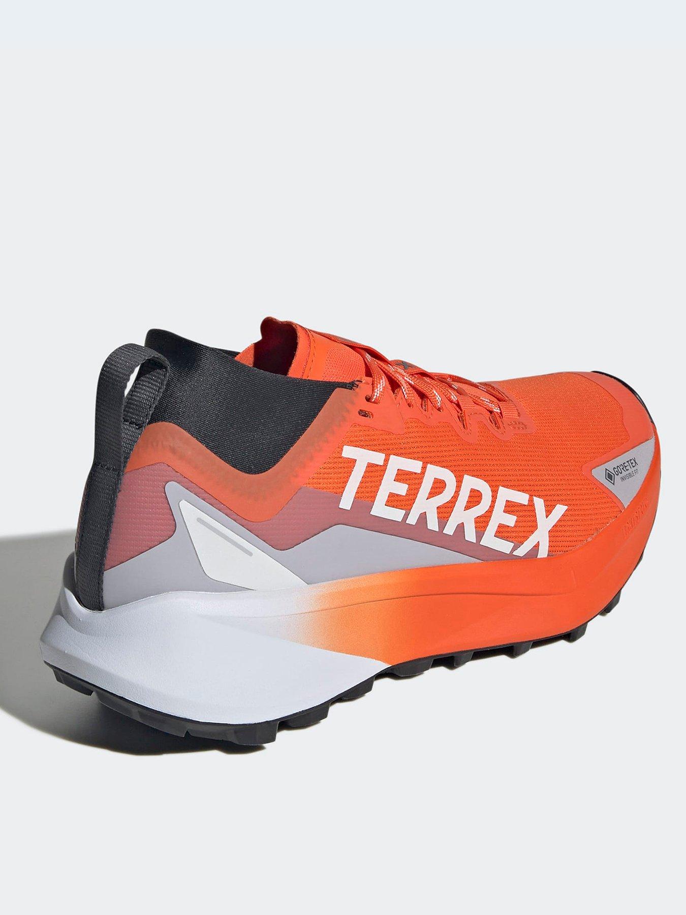  image of adidas-terrex-mens-agravic-gtx-trail-running-shoes-orange