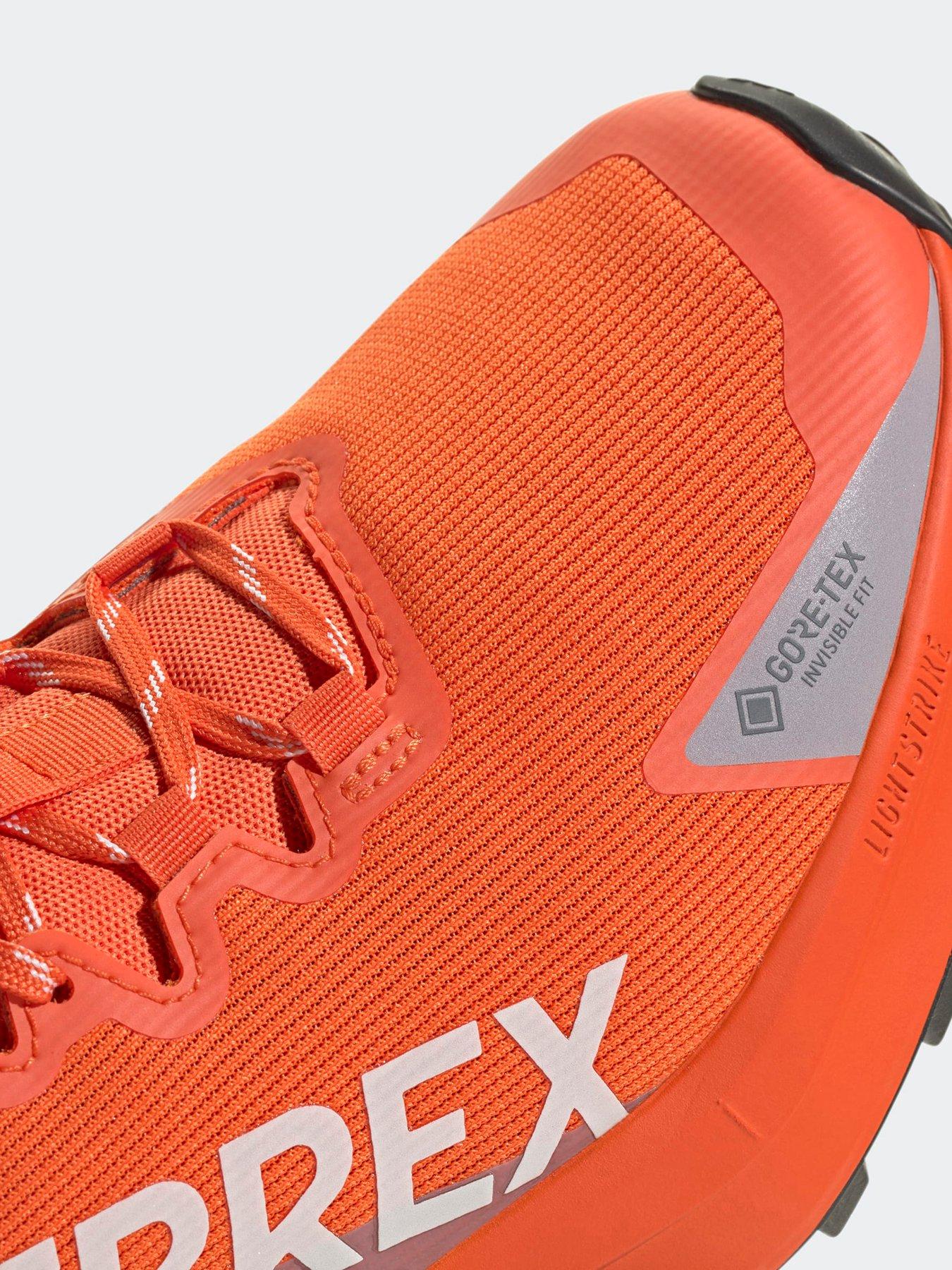  image of adidas-terrex-mens-agravic-gtx-trail-running-shoes-orange