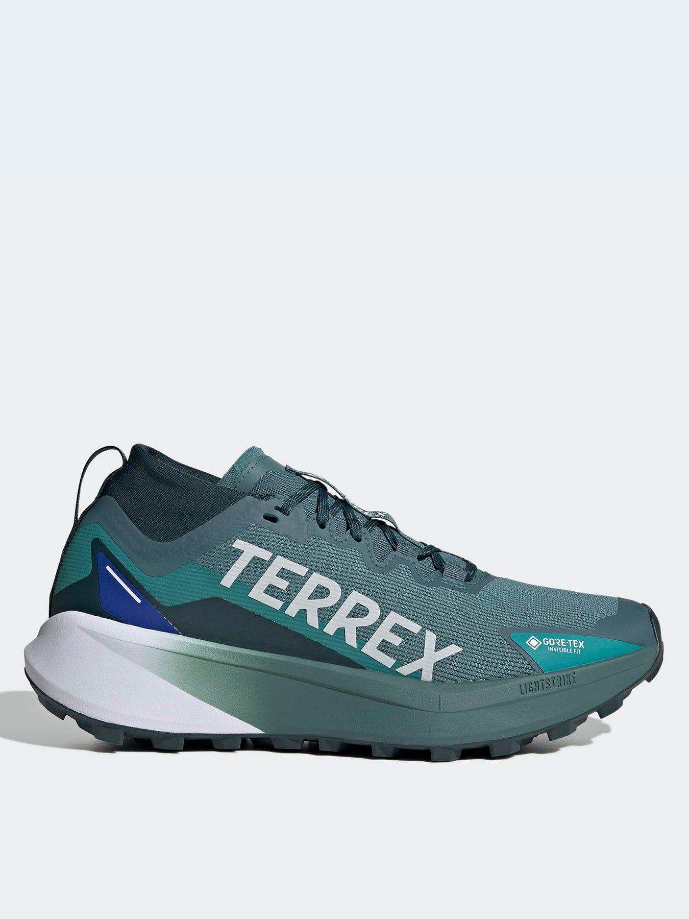 adidas Terrex Mens Agravic Goretex Trail Running Shoes - Green