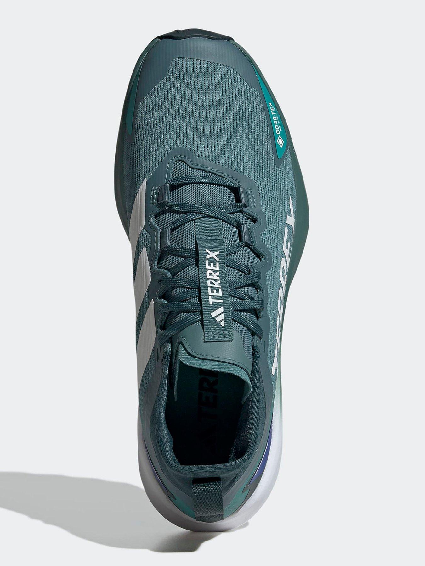  image of adidas-terrex-mens-agravic-gtx-trail-running-shoes-green