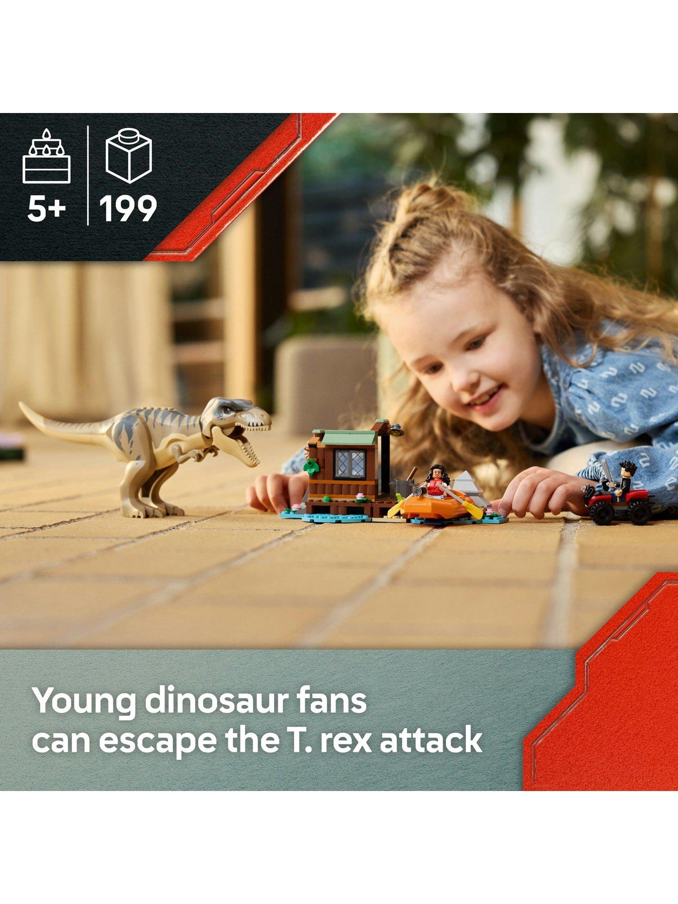 LEGO Jurassic World rex River Escape Toy 76975 Littlewoods